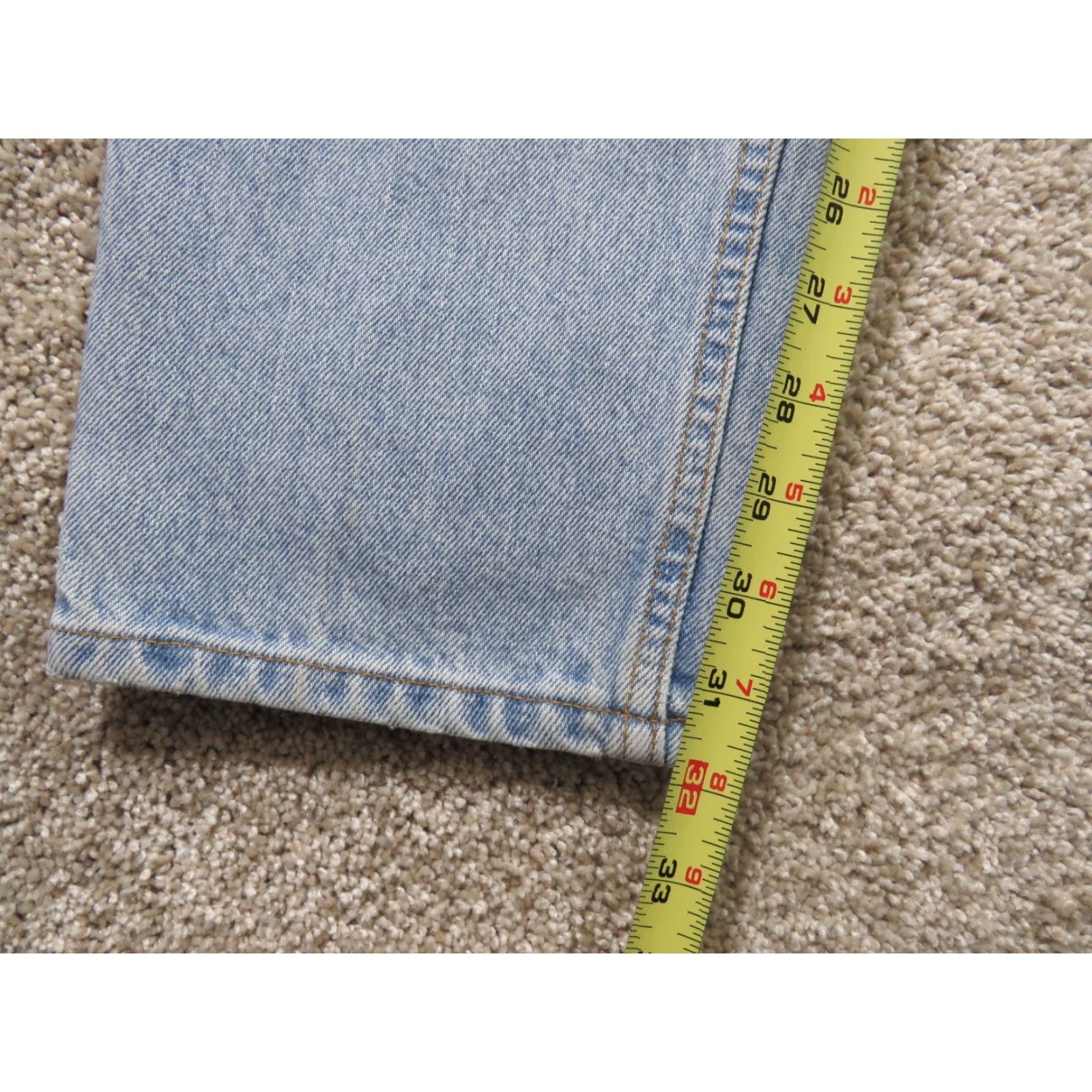 Levi's VINTAGE Levi's 550 Jeans Denim Straight Regular 12 Women 30x32 Blue 1998 USA Overall Size 34" / US 12 / IT 48 - 4 Thumbnail