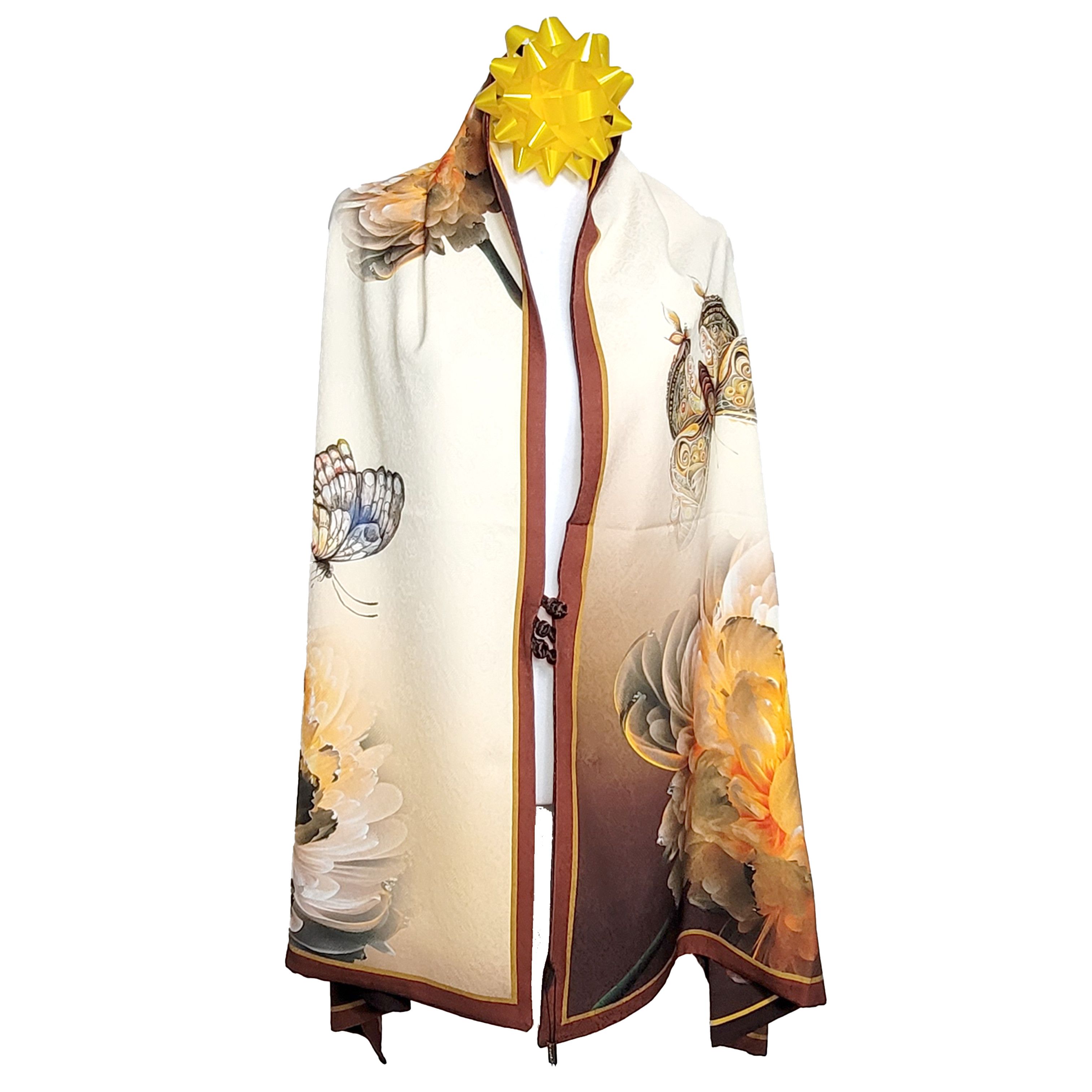 Other NWT Double-Sided Double-Layer Long Silk Scarf 27"x70" PK5996 Size ONE SIZE - 8 Thumbnail