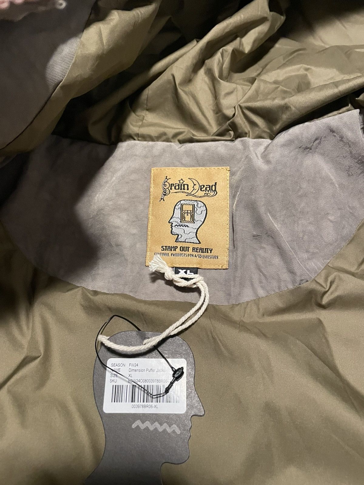 Brain Dead Brain Dead Dimension Puffer Jacket Size US XL / EU 56 / 4 - 3 Thumbnail