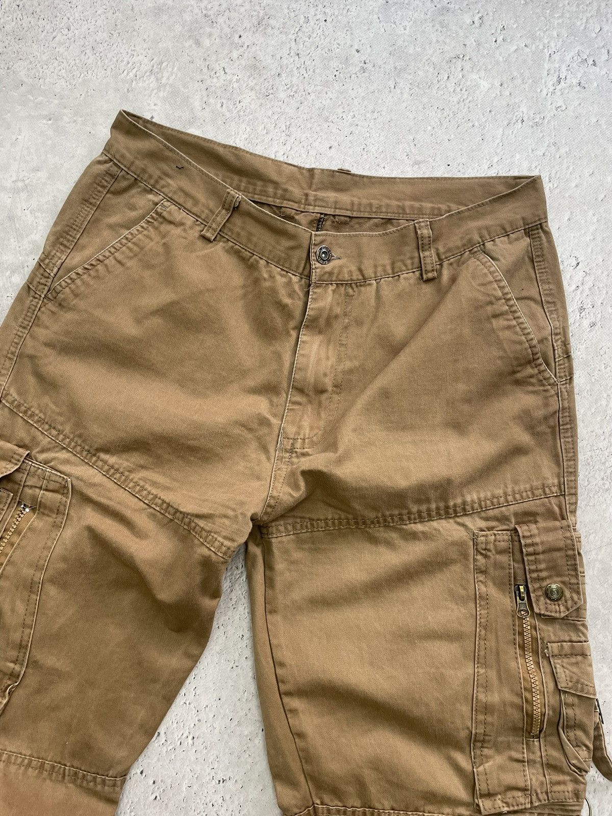 If Six Was Nine Cargo brown Multipocket ifsixwasnine style pants y2k Size US 32 / EU 48 - 6 Thumbnail