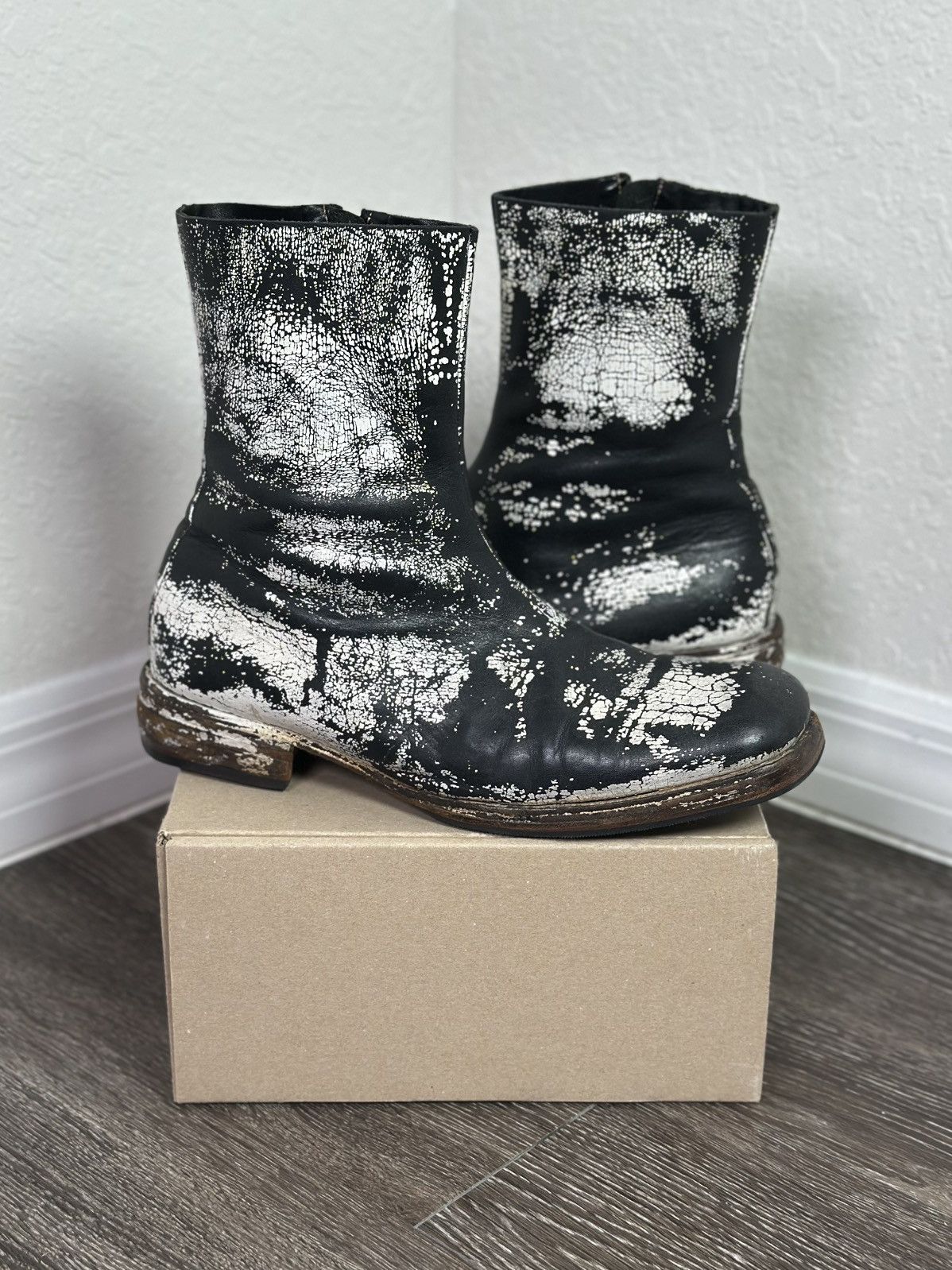 ブーツその他 MAISON MARGIELA GLITTER BOOT WITH CRUSHED HEEL Maison margiela margiela glitter - Gem
