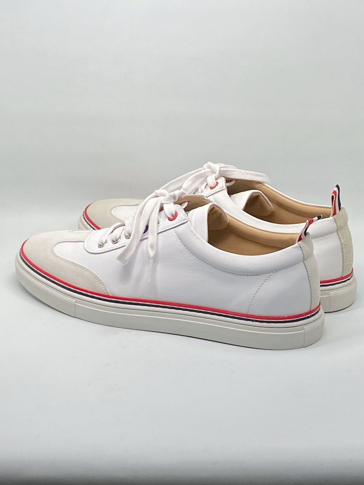 Thom Browne Thom Browne Loe Top Leather Sneakers size 41/us size 8 Size US 8 / EU 41 - 7 Thumbnail