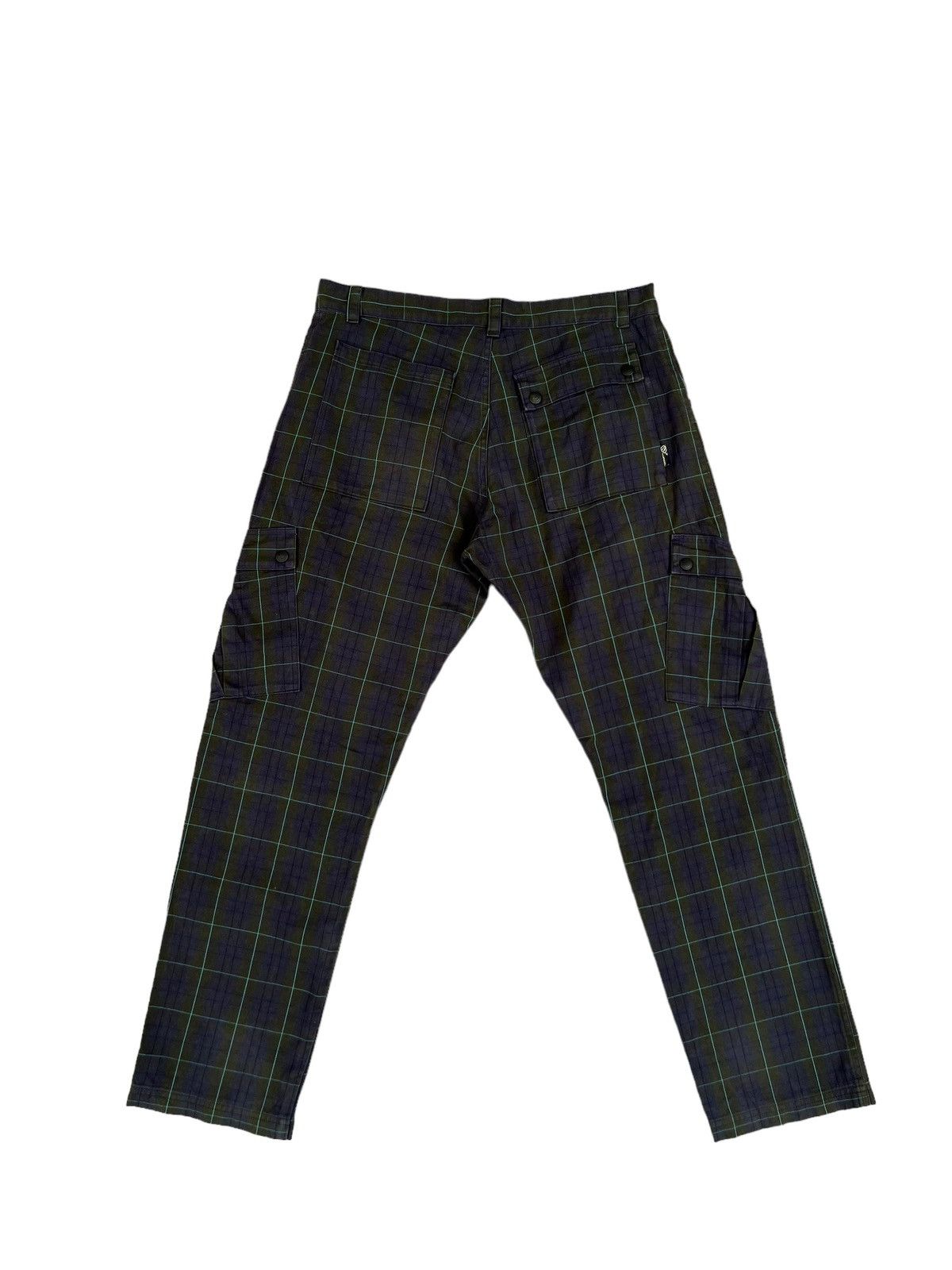 Designer Vintage MADPAGER Japan Plaid Pocket Cargo Trouser Pant Size US 32 / EU 48 - 2 Thumbnail