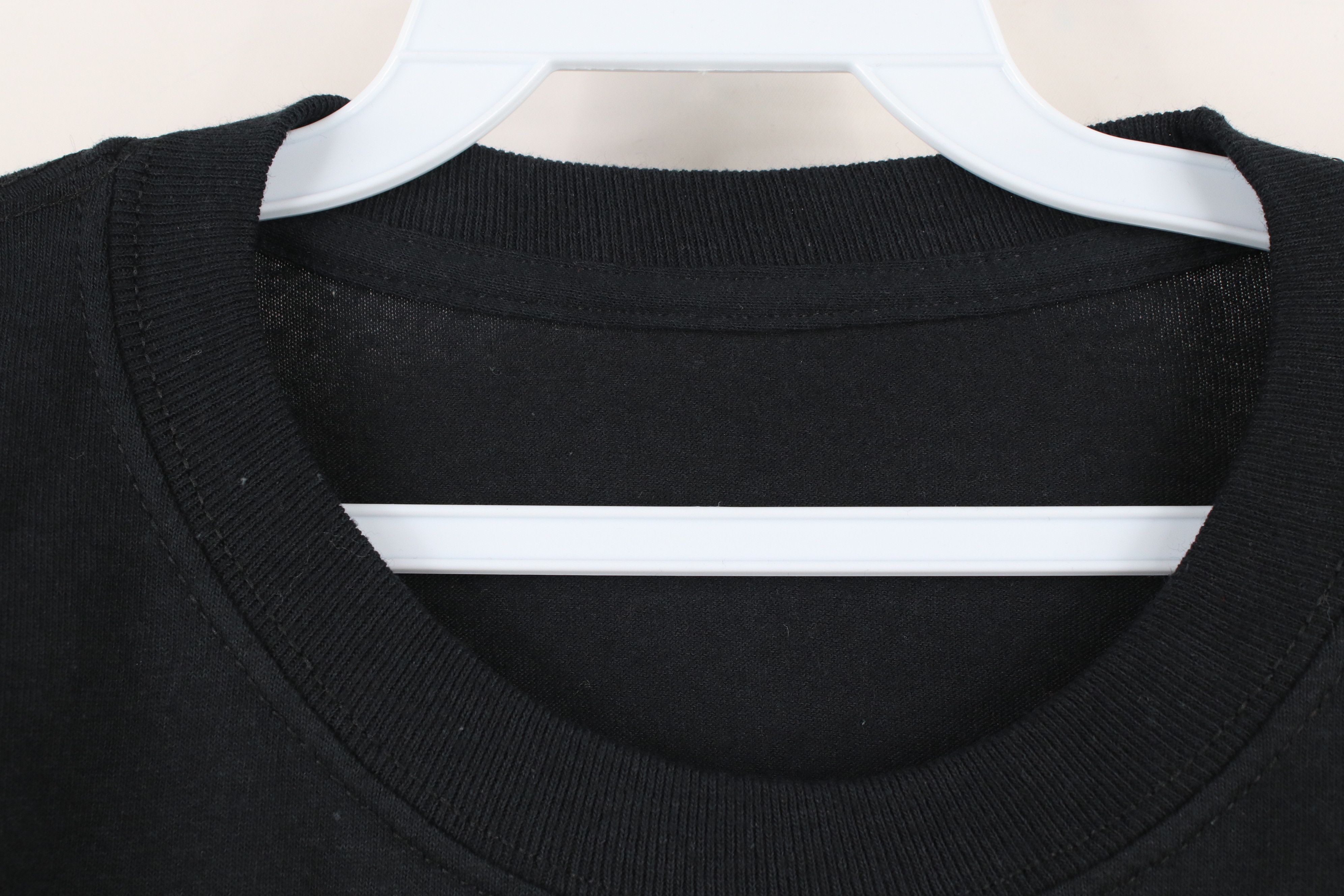Vintage Vintage 90s Streetwear Long Sleeve T-Shirt Black Cotton Size US XXL / EU 58 / 5 - 4 Thumbnail