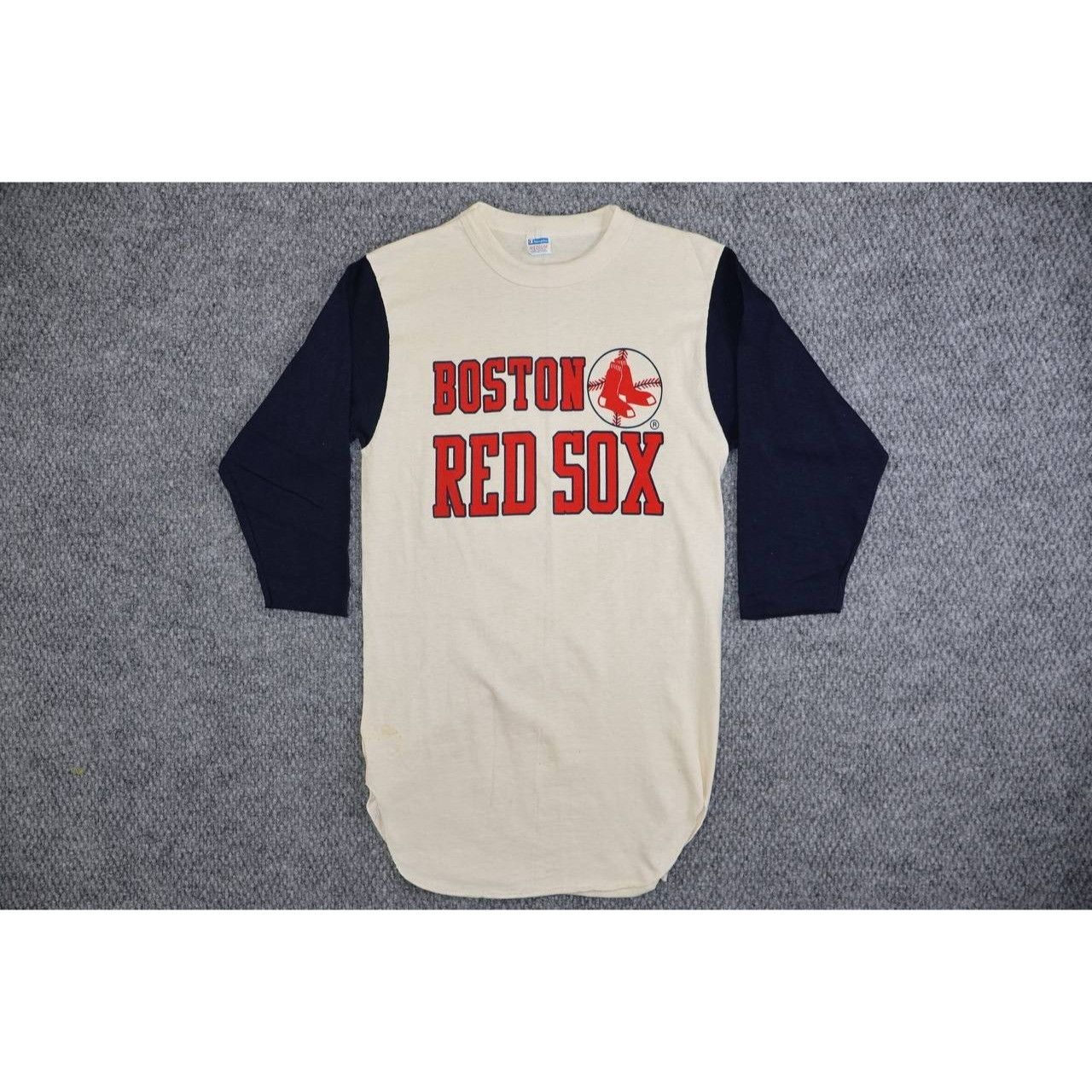 Champion Vintage Champion Boston Red Sox 3/4 Sleeve Raglan T-Shirt Size US M / EU 48-50 / 2 - 1 Thumbnail