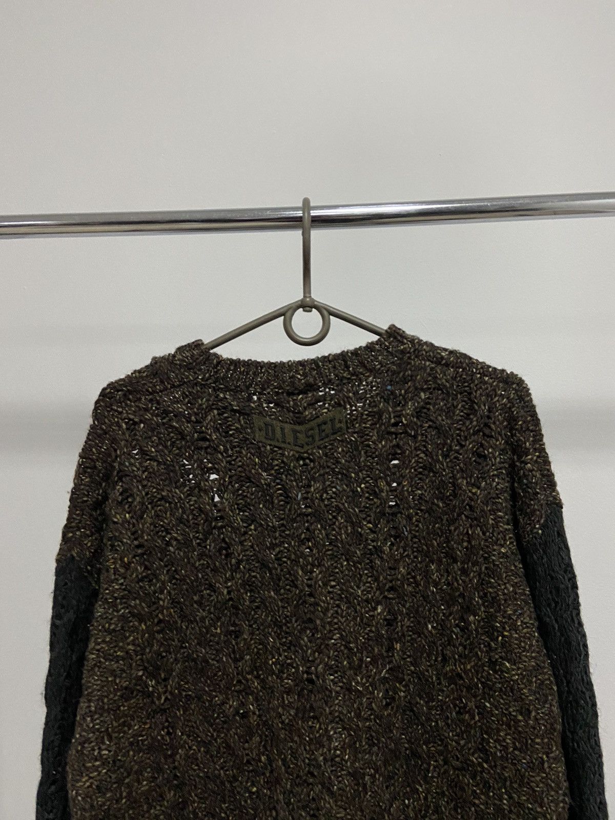 Diesel × Vintage Diesel distressed sweater avant garde vintage style Size US L / EU 52-54 / 3 - 4 Thumbnail