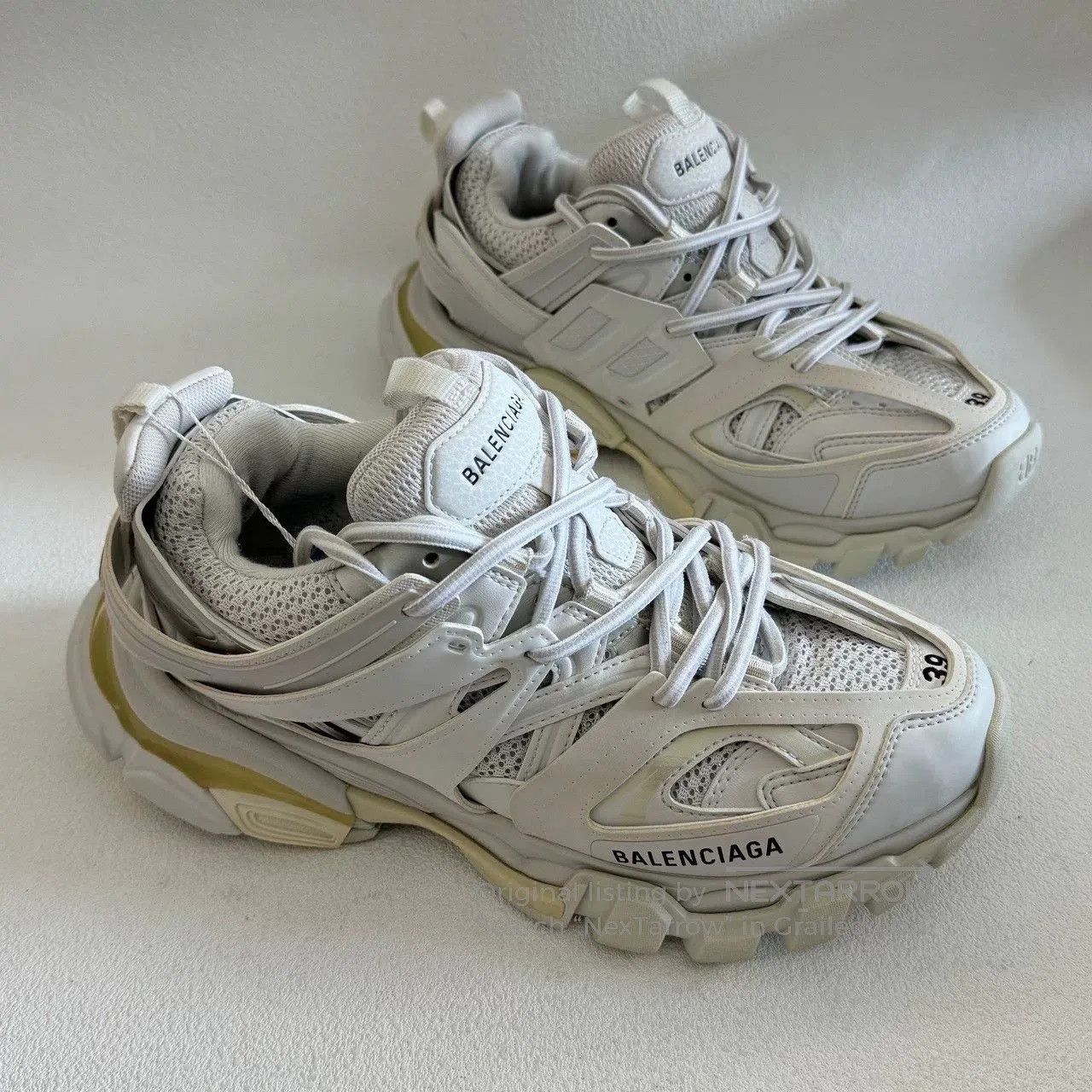 Balenciaga balenciaga track 1.0 dad sneakers in white. Size US 8.5 / EU 41-42 - 3 Thumbnail