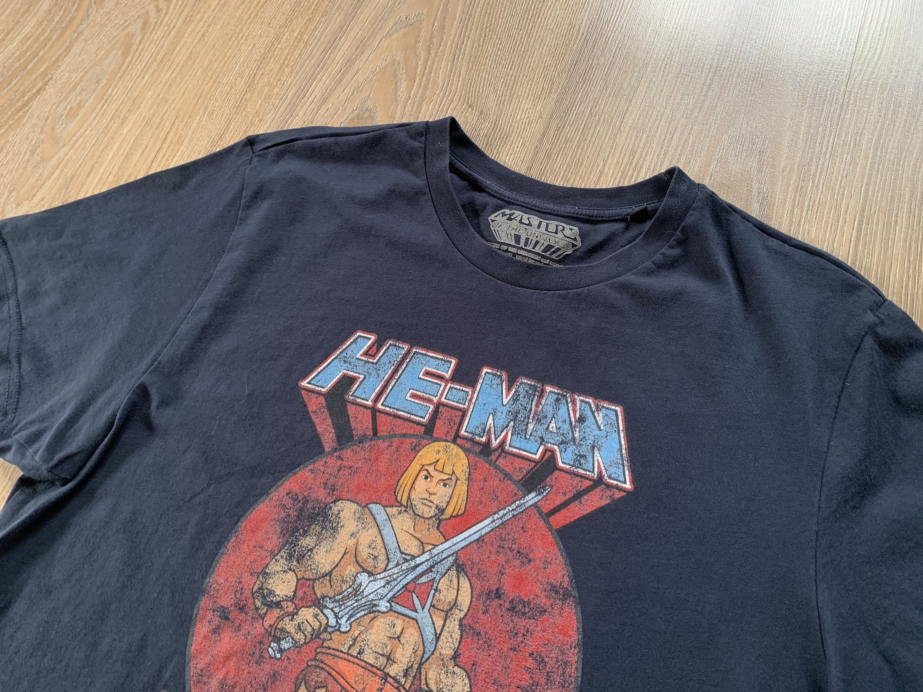 Anime × Cartoon Network Masters of the Universe He Man Pose T Shirt Size US L / EU 52-54 / 3 - 4 Thumbnail