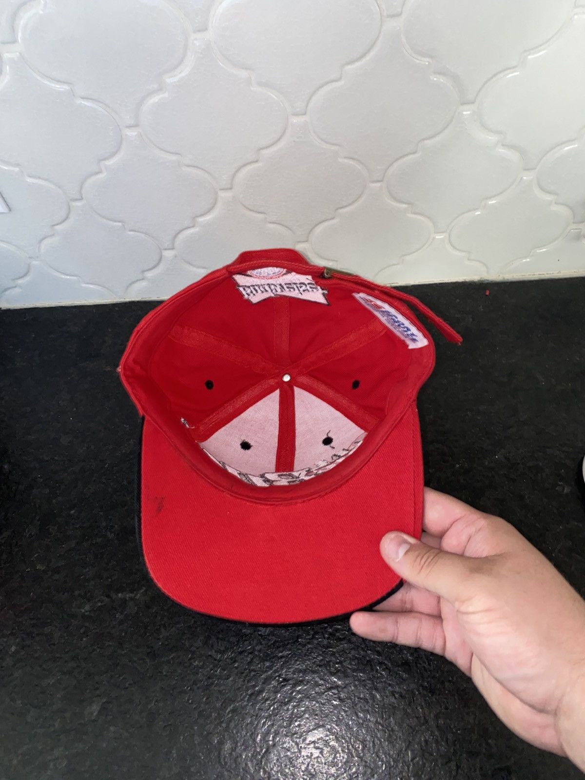 NASCAR Vintage 00s NASCAR Budweiser strapback Size ONE SIZE - 3 Thumbnail