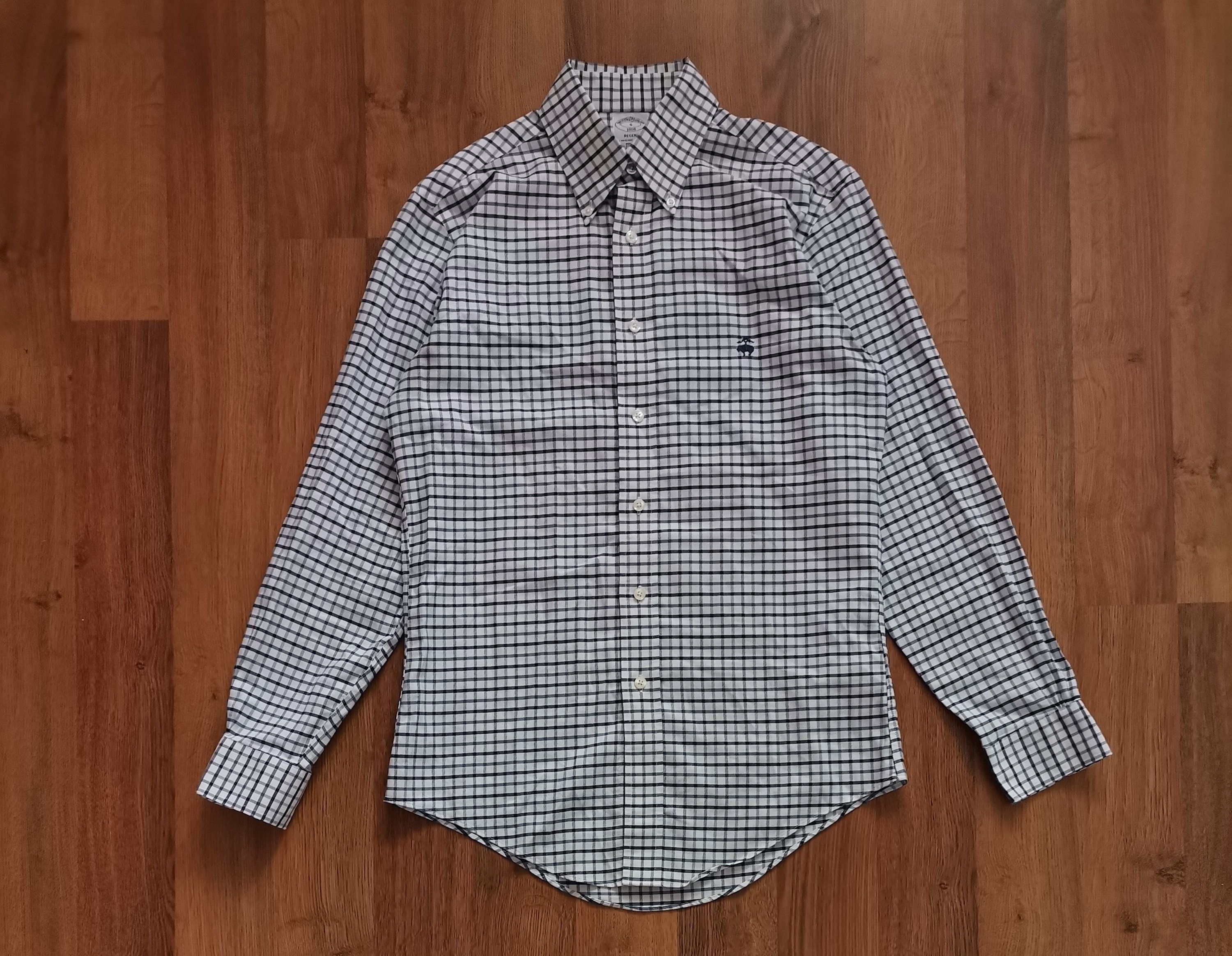 Brooks Brothers Brooks Brothers Checkered Shirt Size US S / EU 44-46 / 1 - 1 Thumbnail