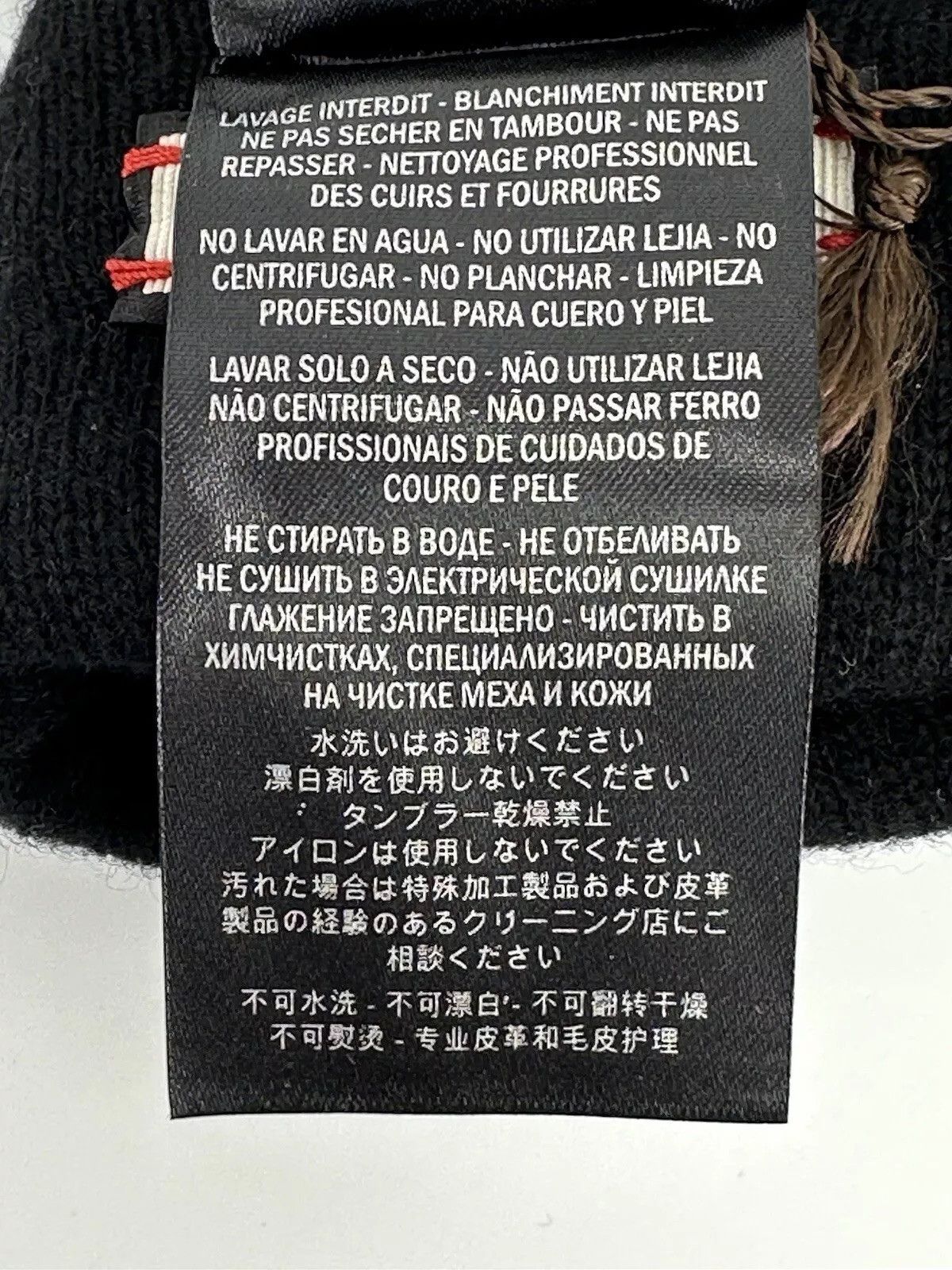 Gucci new Gucci Gloves Size-9-M nen's leather Size ONE SIZE - 11 Thumbnail