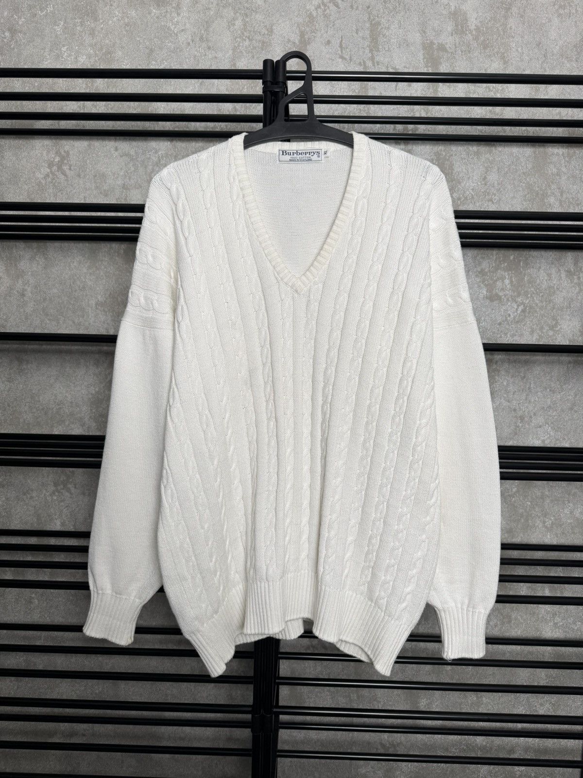 Burberry Vintage Very rare Sweater Burberrys Size US XL / EU 56 / 4 - 1 Thumbnail