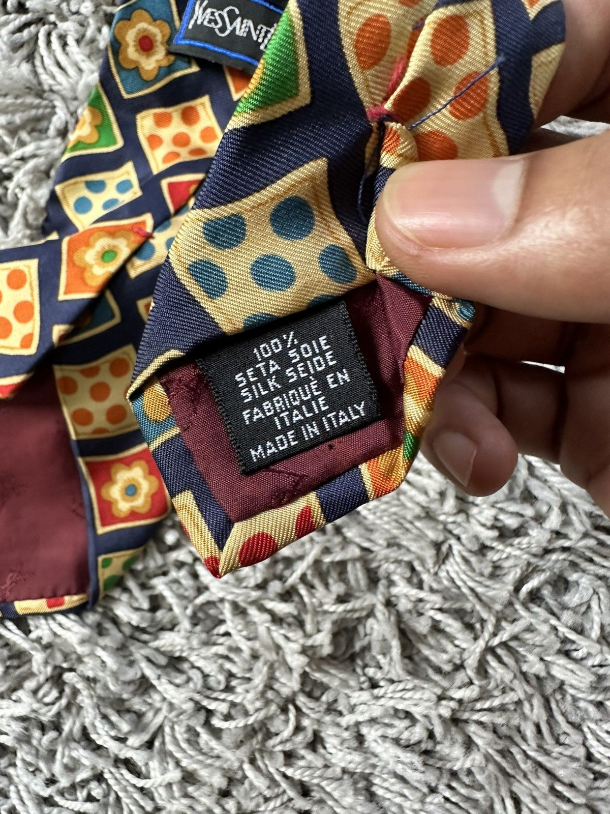 Yves Saint Laurent Yves Saint Lauren Tie Vintage Size ONE SIZE - 4 Thumbnail