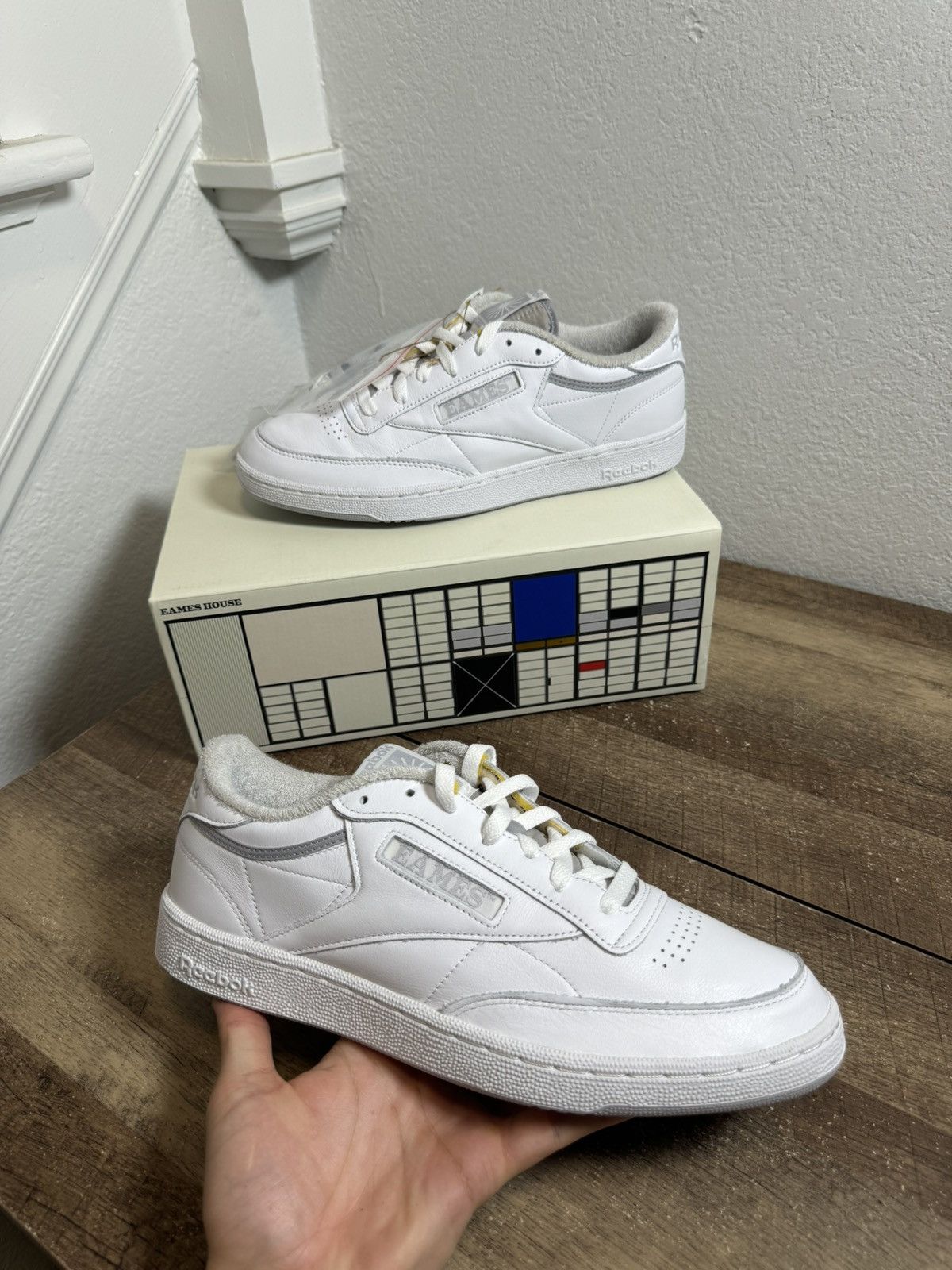Reebok Reebok Club C 85 x Eames Office Monotone Pack Size 10.5 NEW Size US 10.5 / EU 43-44 - 1 Thumbnail