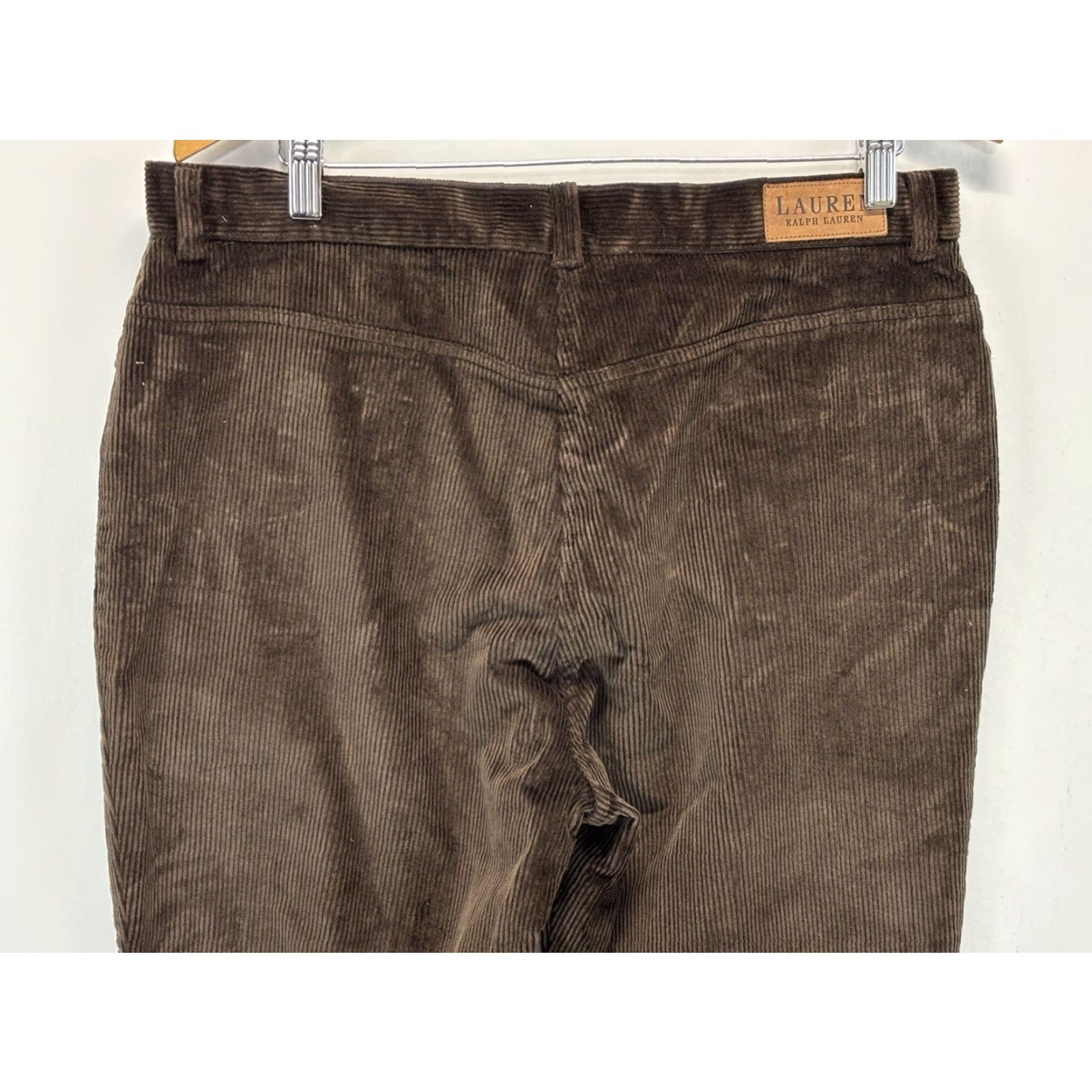 Ralph Lauren VINTAGE Lauren Ralph Lauren Corduroy Pants Women 16 Regular Brown 90s Y2K Classic Corduroy Pants Women Size 38" / US 16 / IT 52 - 4 Thumbnail