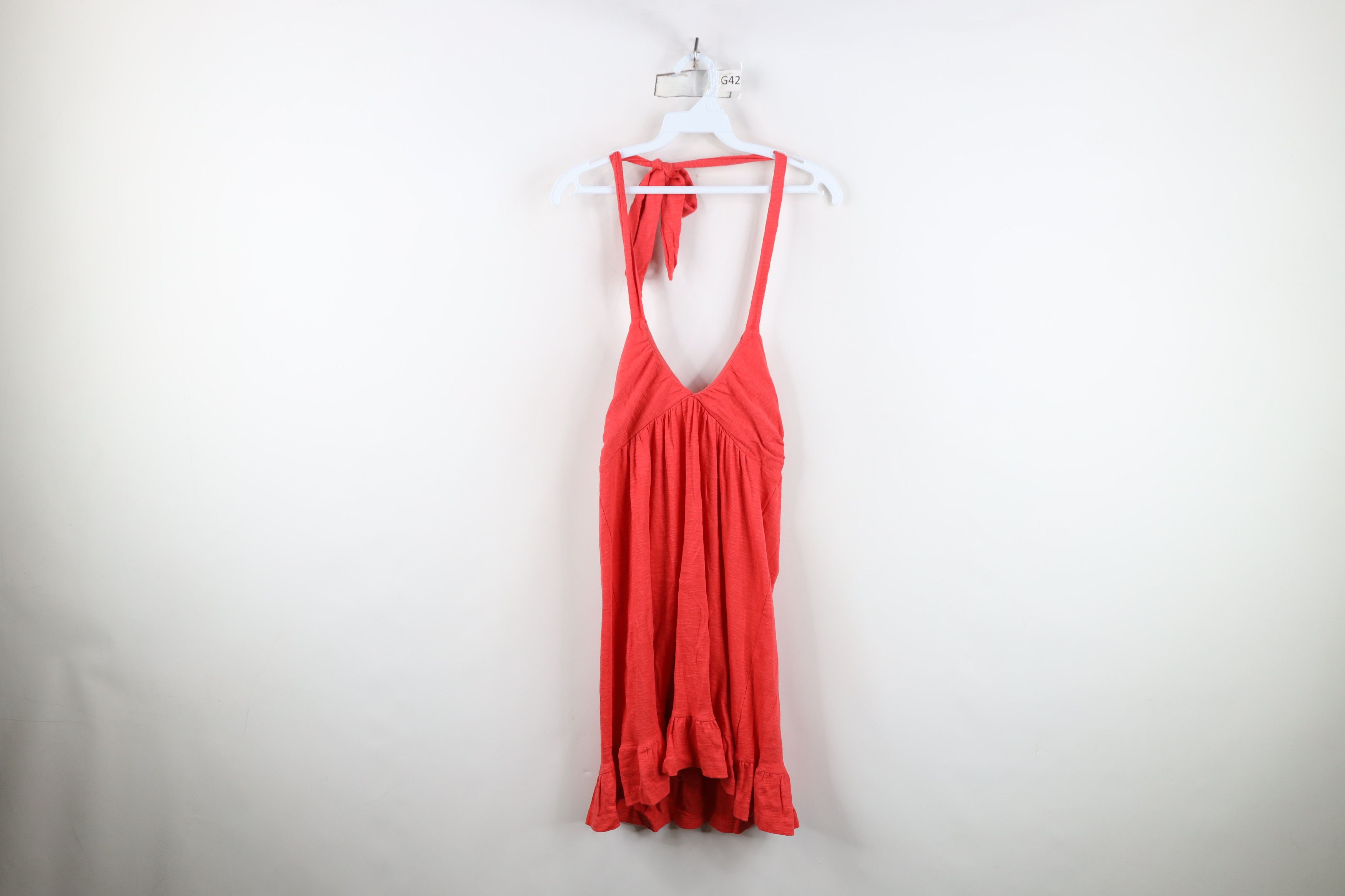 Vintage Vintage 90s Y2K Wet Seal Ruffled Halter Top Knit Shirt Size M / US 6-8 / IT 42-44 - 1 Thumbnail