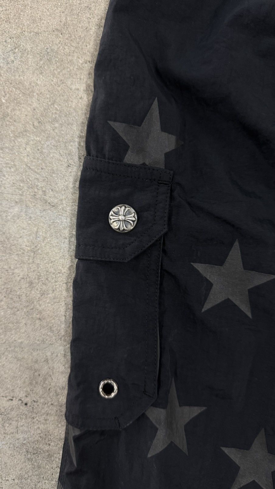 Chrome Hearts RARE!Chrome Hearts Black Star Cross Patch Swimshorts Size US 28 / EU 44 - 10 Thumbnail