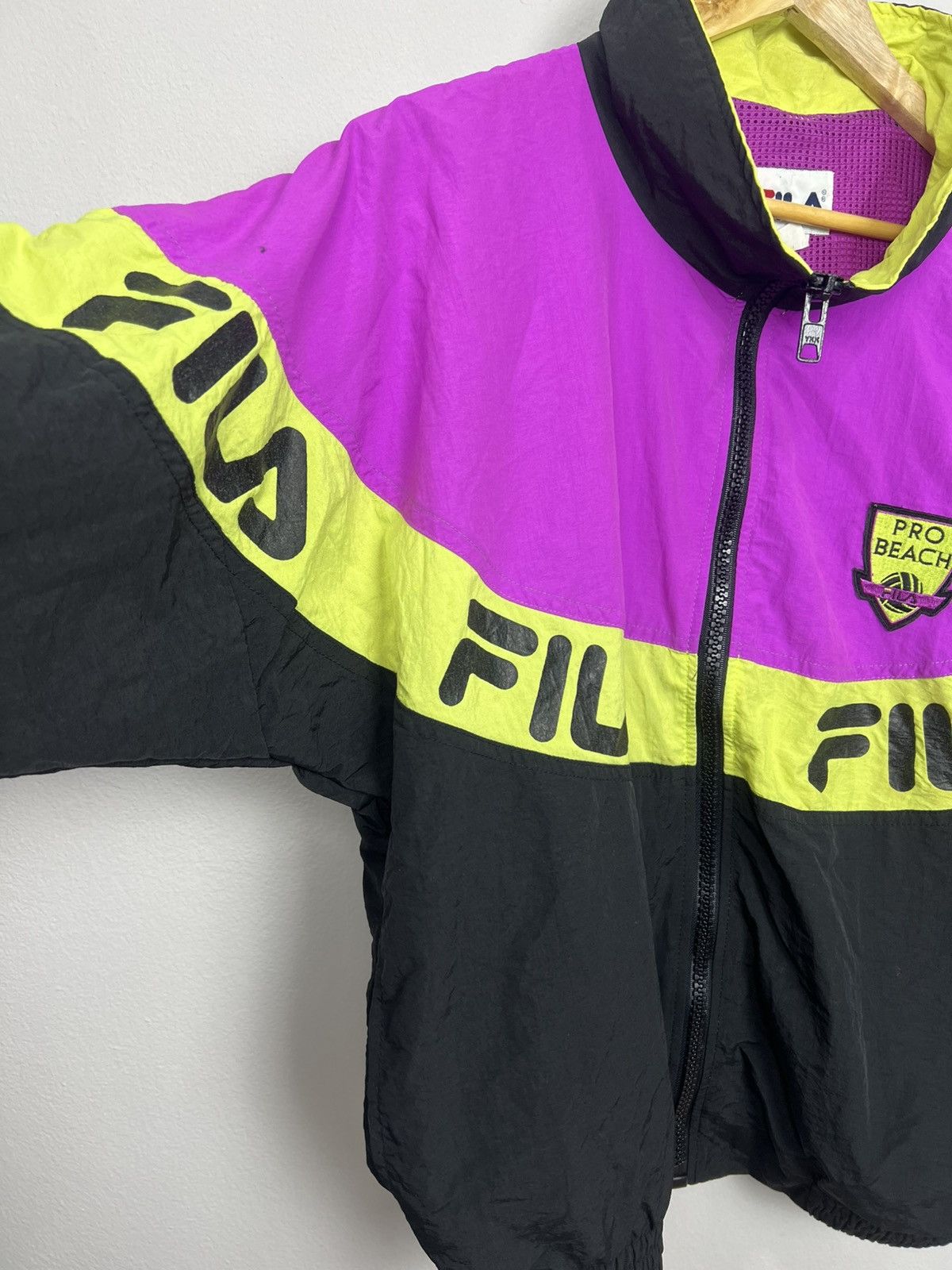 Fila Vintage 90s FILA Pro Beach Windbreaker - Made in USA Size US M / EU 48-50 / 2 - 4 Thumbnail