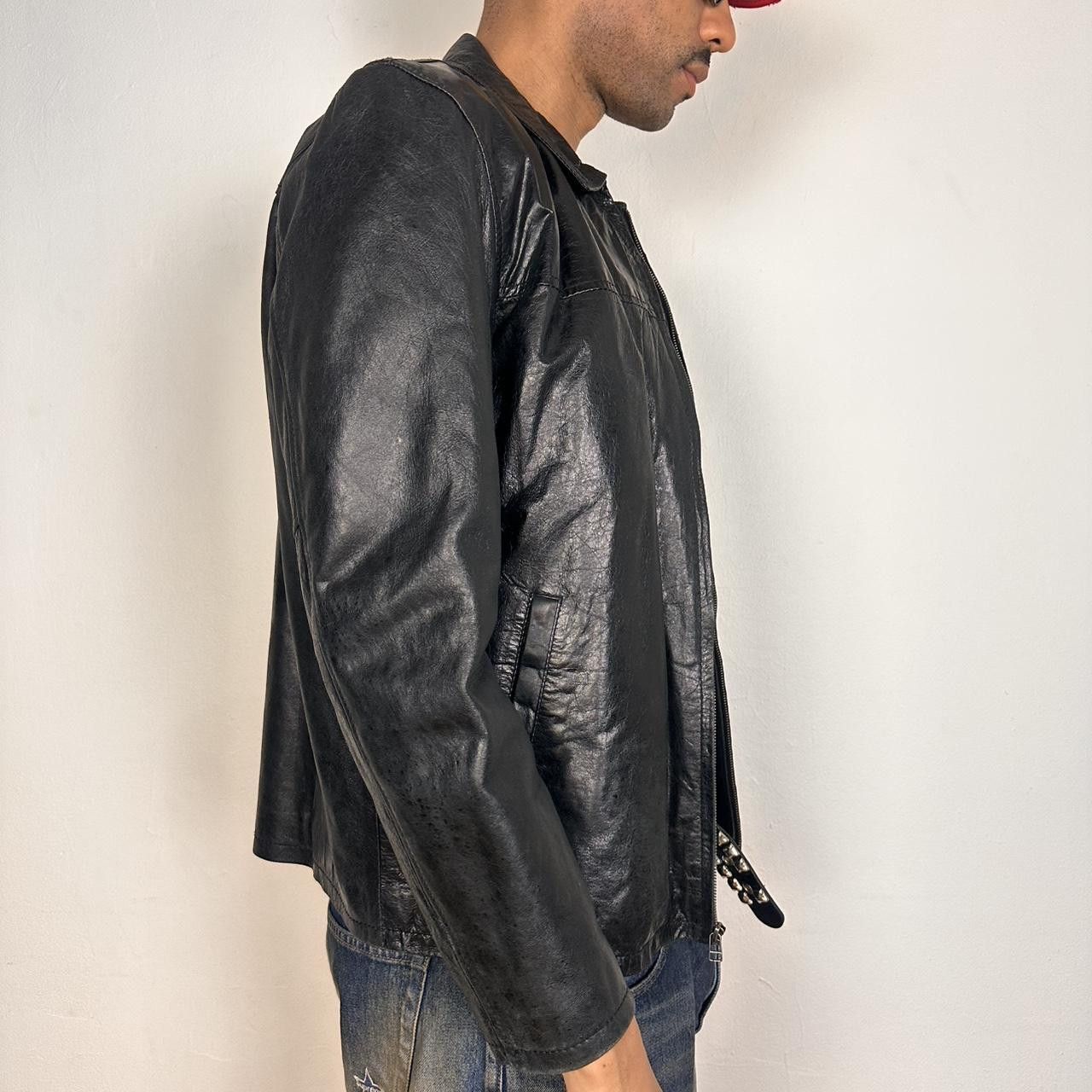 M. Julian Vintage M. Julian Black Classic Leather Jacket - Large Size US L / EU 52-54 / 3 - 3 Thumbnail