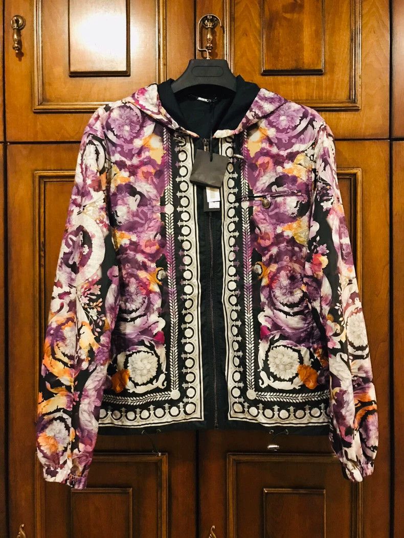Versace Versace Printed Hooded Jacket - dmc Size US L / EU 52-54 / 3 - 1 Thumbnail