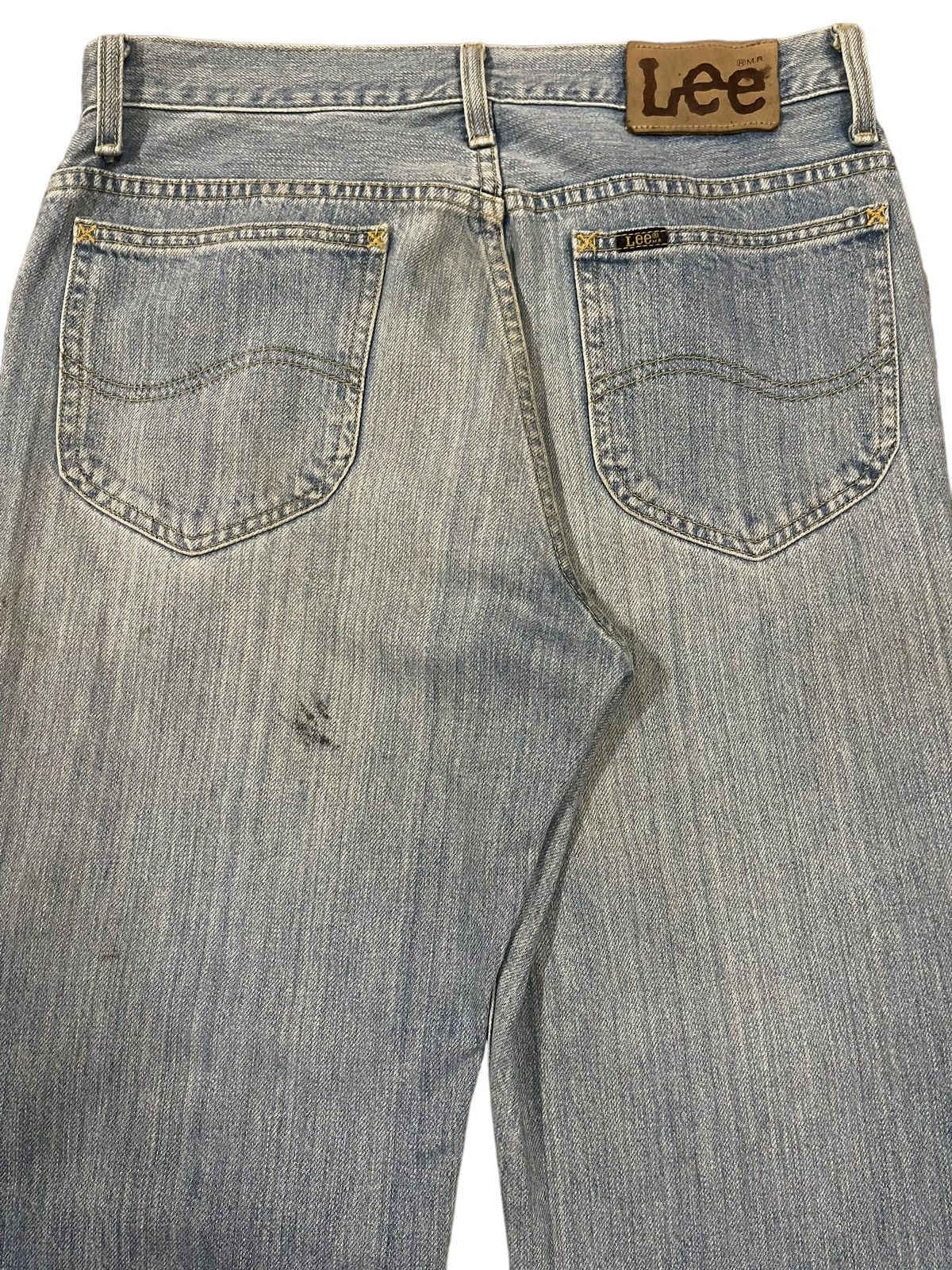 Lee Vintage 90s Lee Riders Blue Wash Distressed Style Jeans Size US 30 / EU 46 - 7 Thumbnail