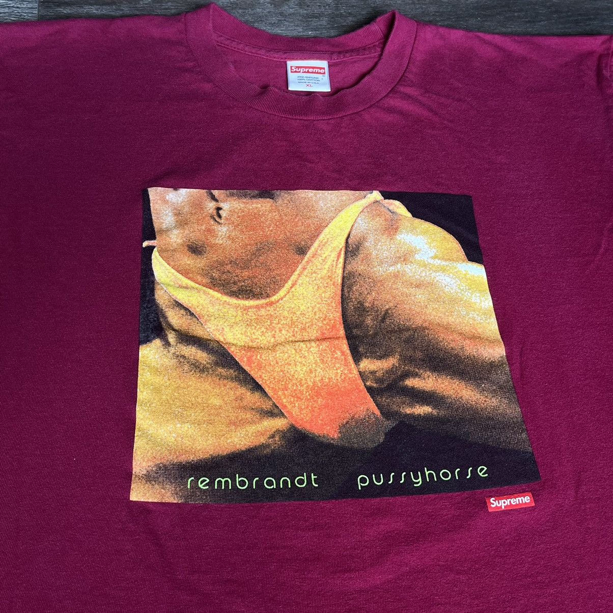 Supreme Supreme Butthole Surfers Rembrandt Pussyhorse Tee SS21 Size US XL / EU 56 / 4 - 2 Thumbnail