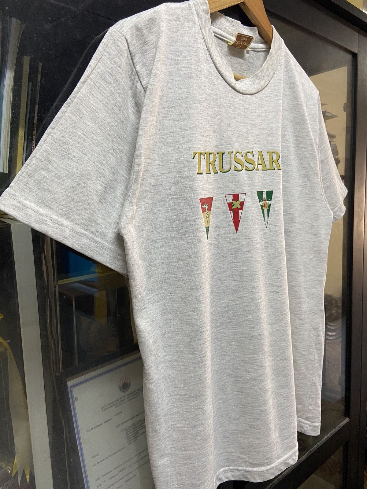 Trussardi Vintage trussardi SpellOut Logo Rare Find Size US M / EU 48-50 / 2 - 3 Thumbnail