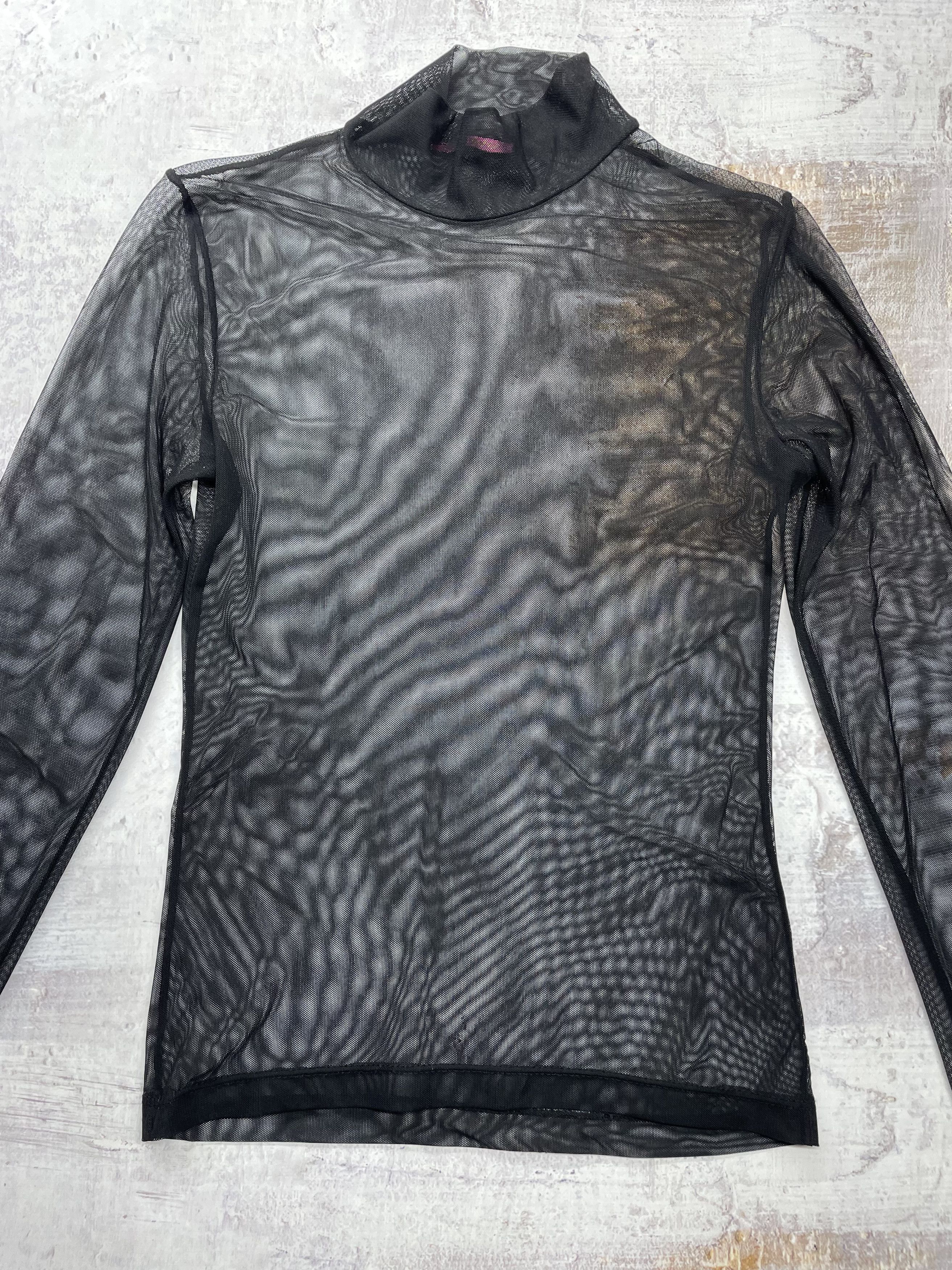 Vintage Vintage Mesh Turtleneck Women’s Size S Size S / US 4 / IT 40 - 2 Thumbnail