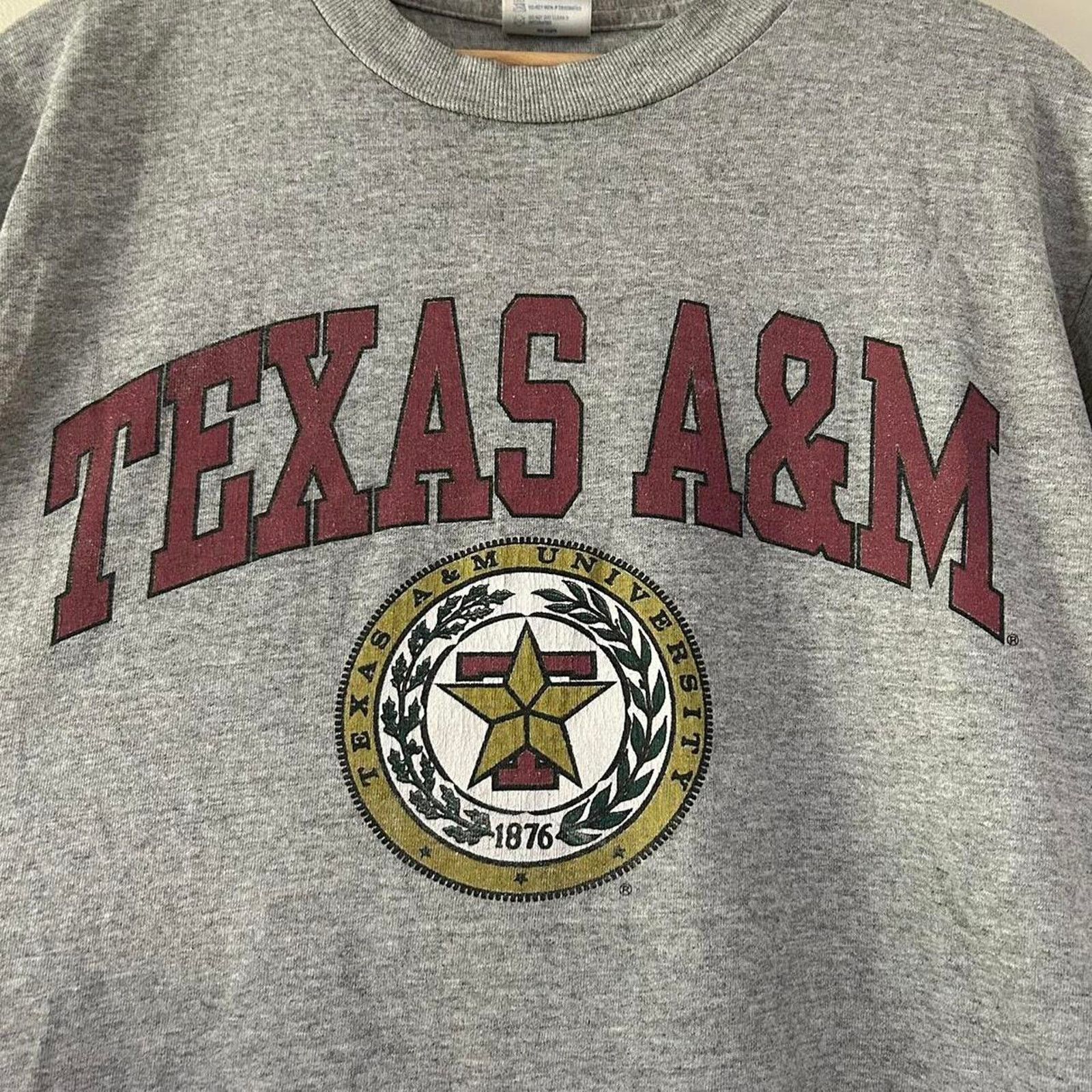 Delta Vintage 1990’s Texas A&M Aggies Tee Shirt Size US M / EU 48-50 / 2 - 2 Thumbnail