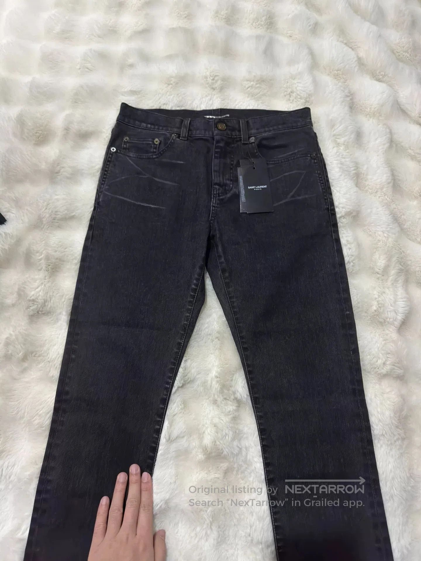 Saint Laurent Paris Saint Laurent SLP D10 Brush Glue Jeans. Size US 29 - 3 Thumbnail