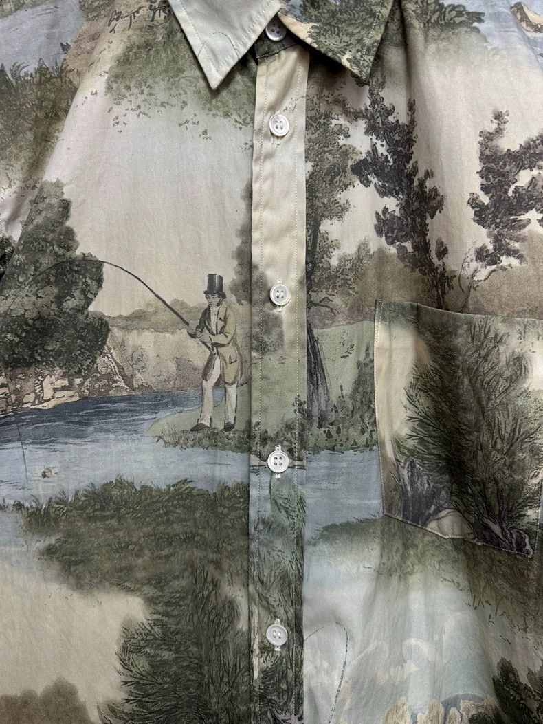 Comme Des Garcons English style painting shirt