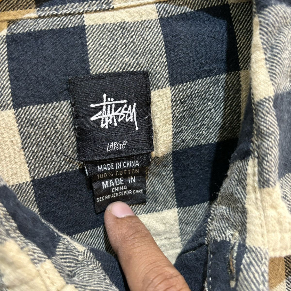 Stussy Stussy Troops Check Flannel Shirt double pocket Size US L / EU 52-54 / 3 - 4 Thumbnail