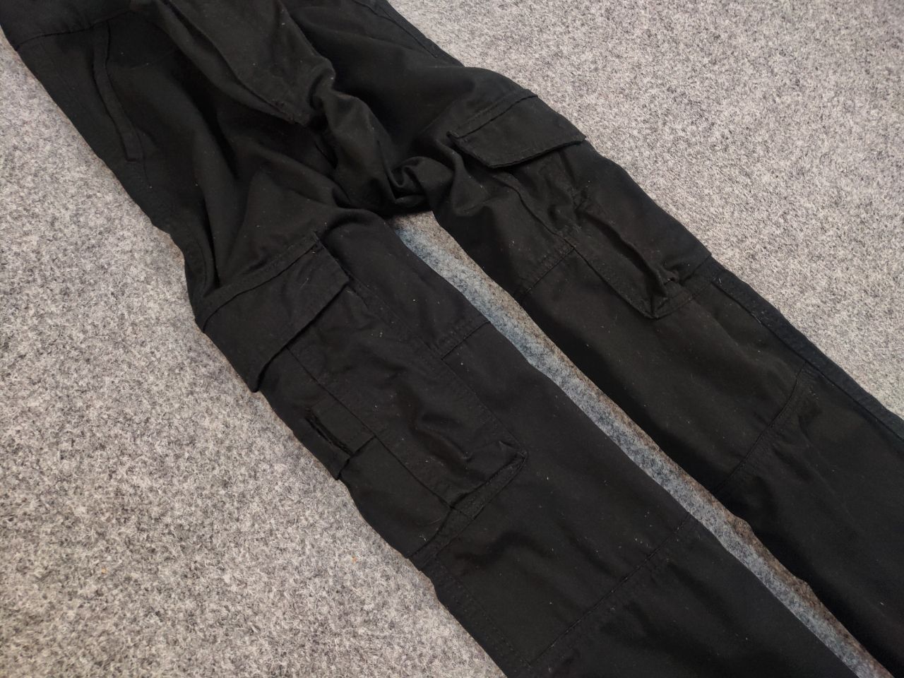Japanese Brand Vintage 90's Japanese design black multi pocket Cargo Pants Size US 34 / EU 50 - 9 Thumbnail
