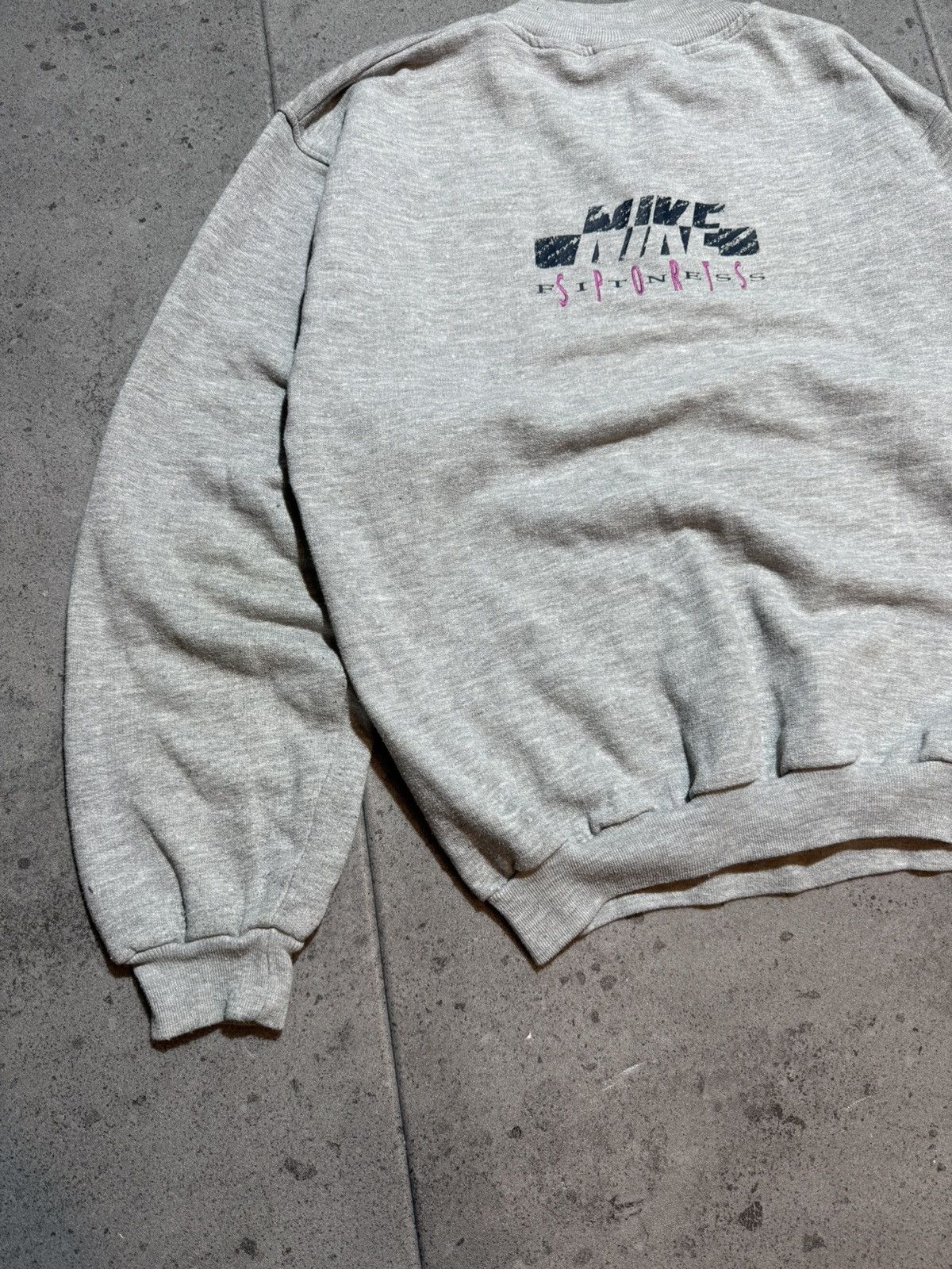 Nike Vintage 80s Nike 1/4 zip grey basic sweatshirt swoosh logo Size US S / EU 44-46 / 1 - 6 Thumbnail