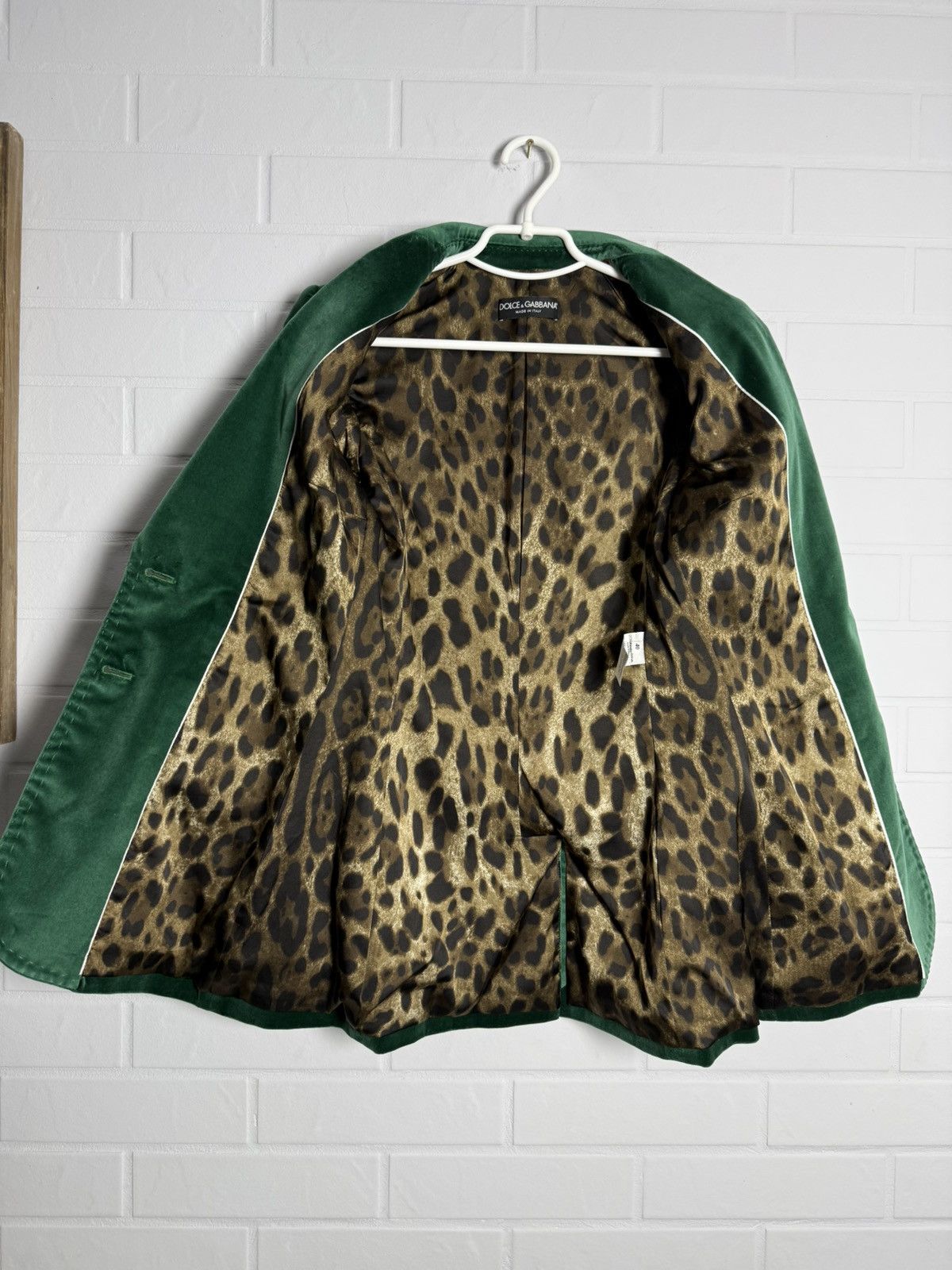Dolce & Gabbana Dolce & Gabbana Velour Trouser Suit Green IT 40-42 US 4-6 Size XS / US 0-2 / IT 36-38 - 10 Thumbnail