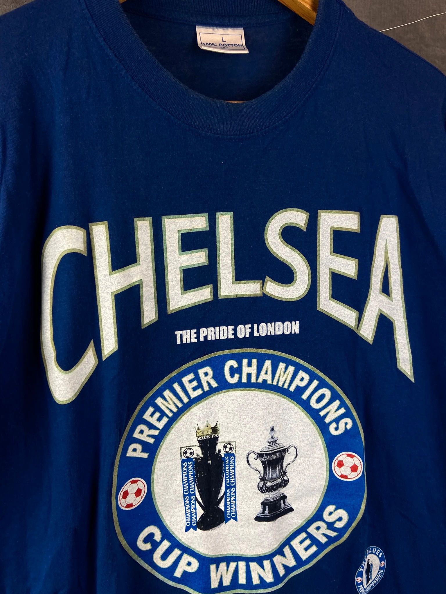 Chelsea Soccer Chelsea Blue Training / Premier League Retro (L) Size US L / EU 52-54 / 3 - 2 Thumbnail