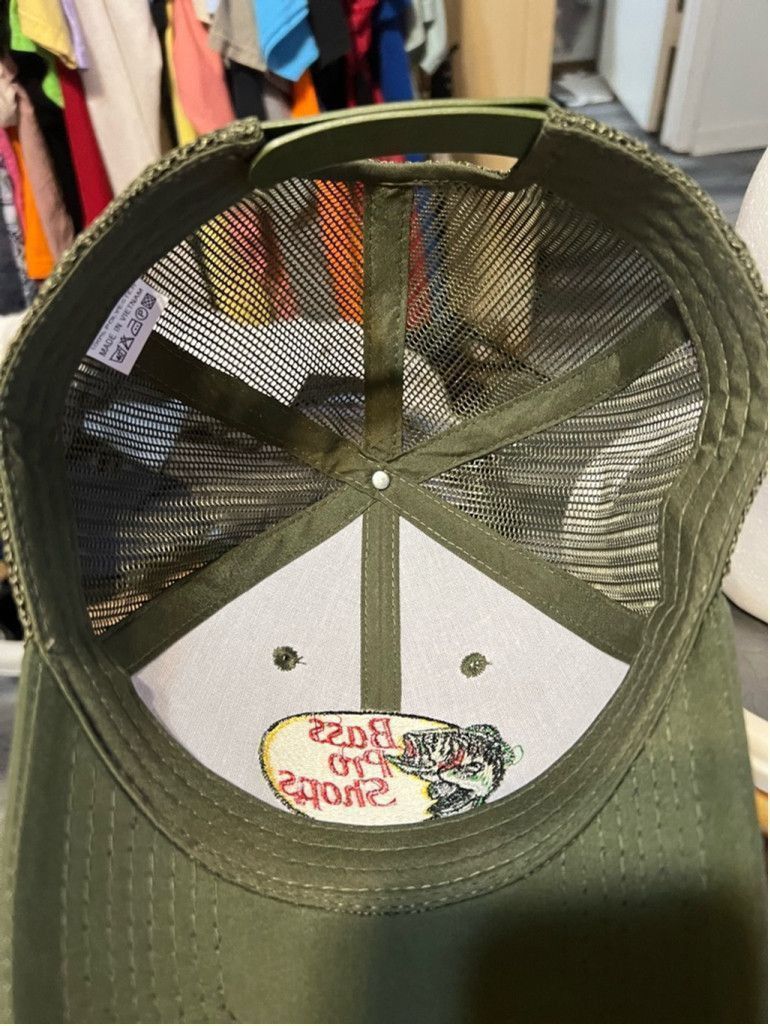 Bass Pro Shops Men's Bass Pro Shops Hat, Baseball Cap, Adjustable, Green Size ONE SIZE - 3 Thumbnail