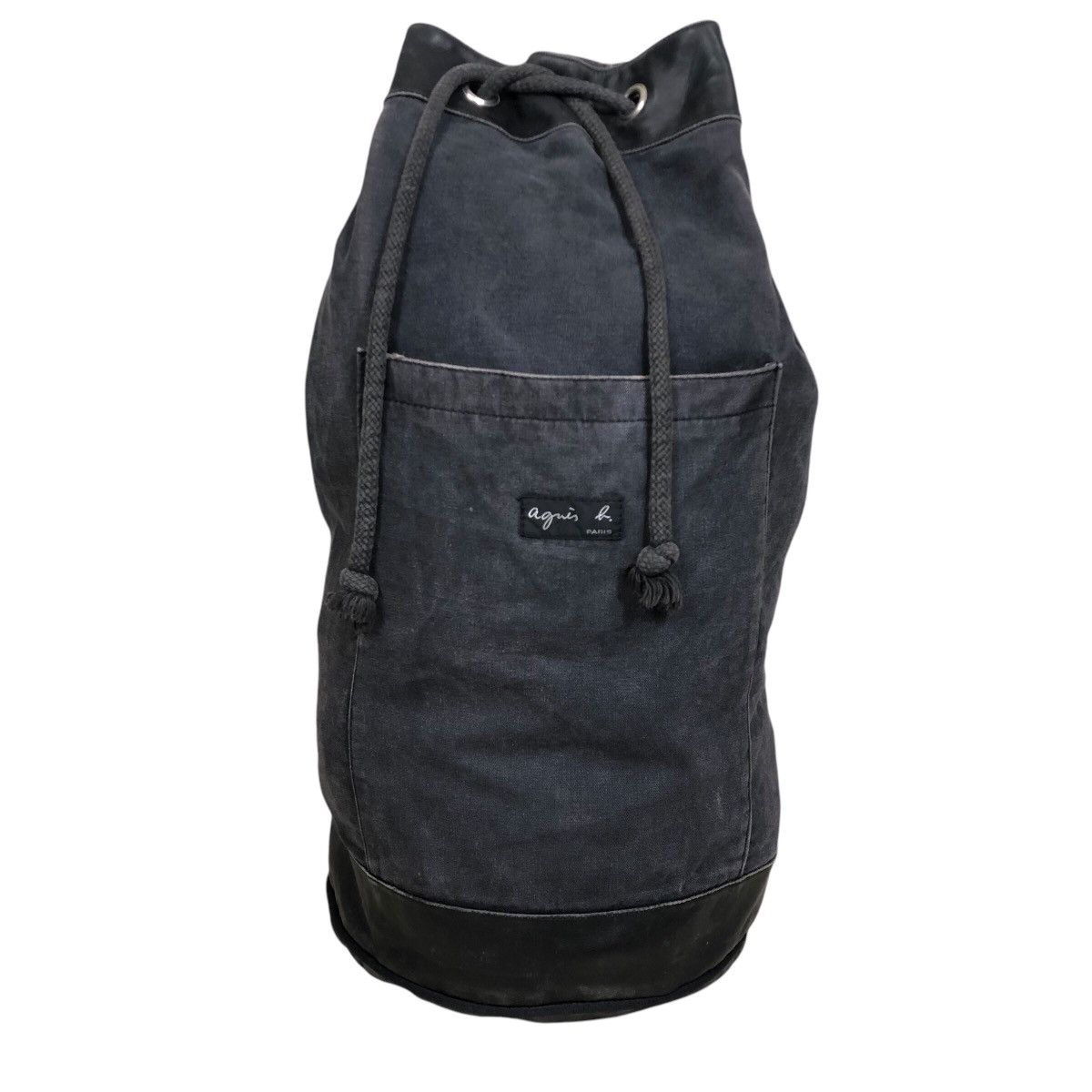 agnes b. Vintage Agnes B Paris Cotton Canvas Baluchon Bag Size ONE SIZE - 1 Thumbnail