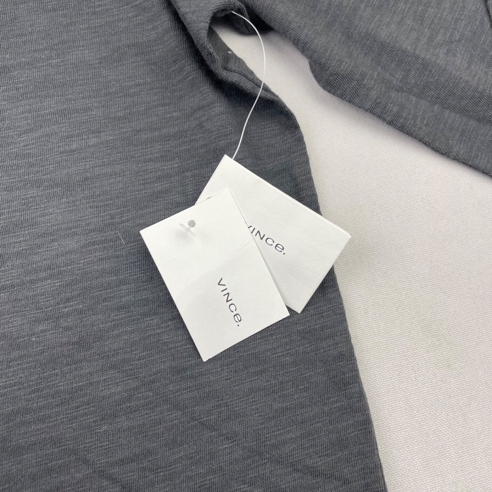 Vince NEW Vince Men's 100% Cotton L/S Henley T-Shirt Gray • XL Size US XL / EU 56 / 4 - 4 Thumbnail
