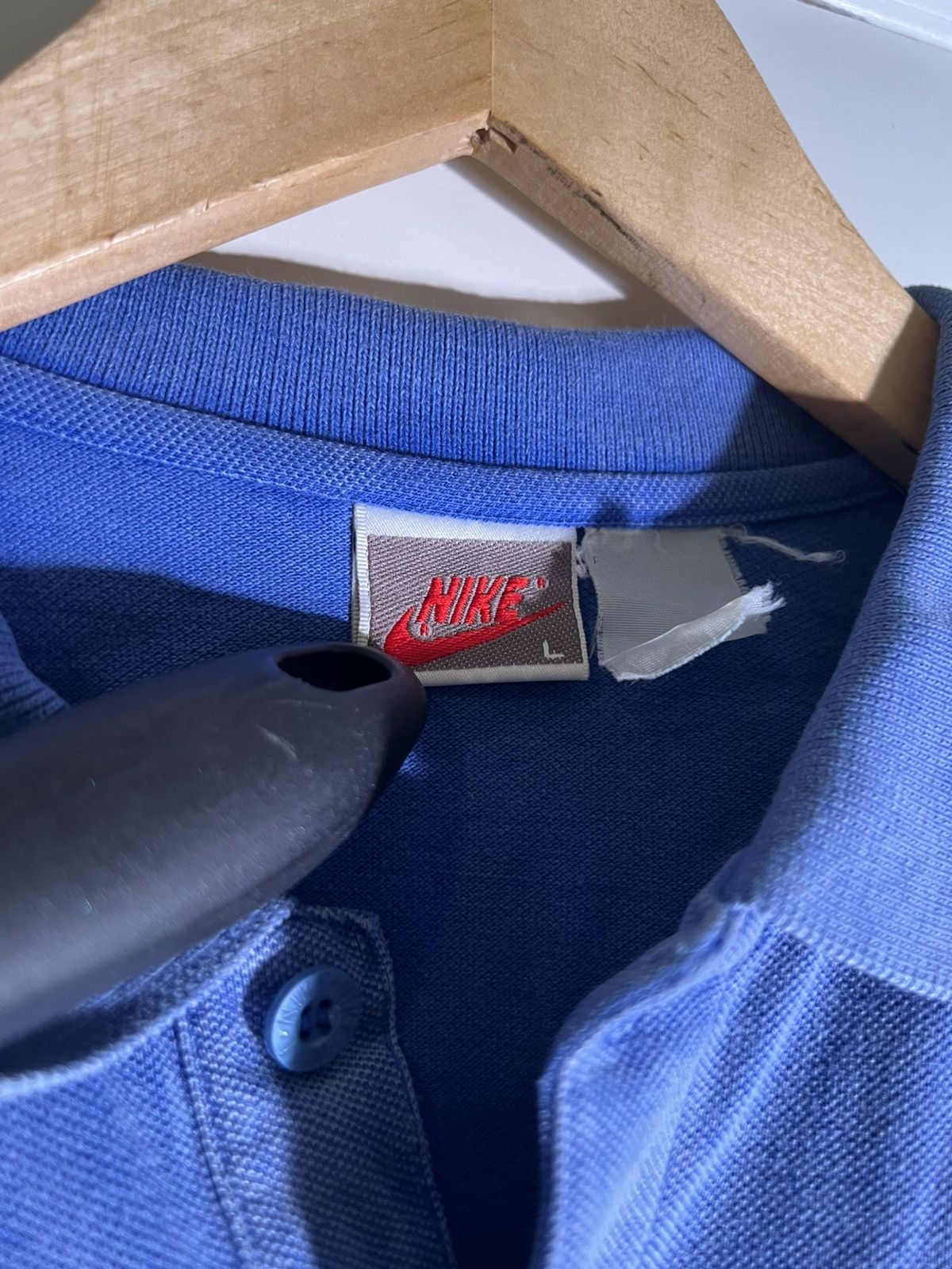 Nike 90’s 2000’s Y2K VTG Vintage Nike Red Tag Blue Golf Shirt Size US L / EU 52-54 / 3 - 9 Thumbnail