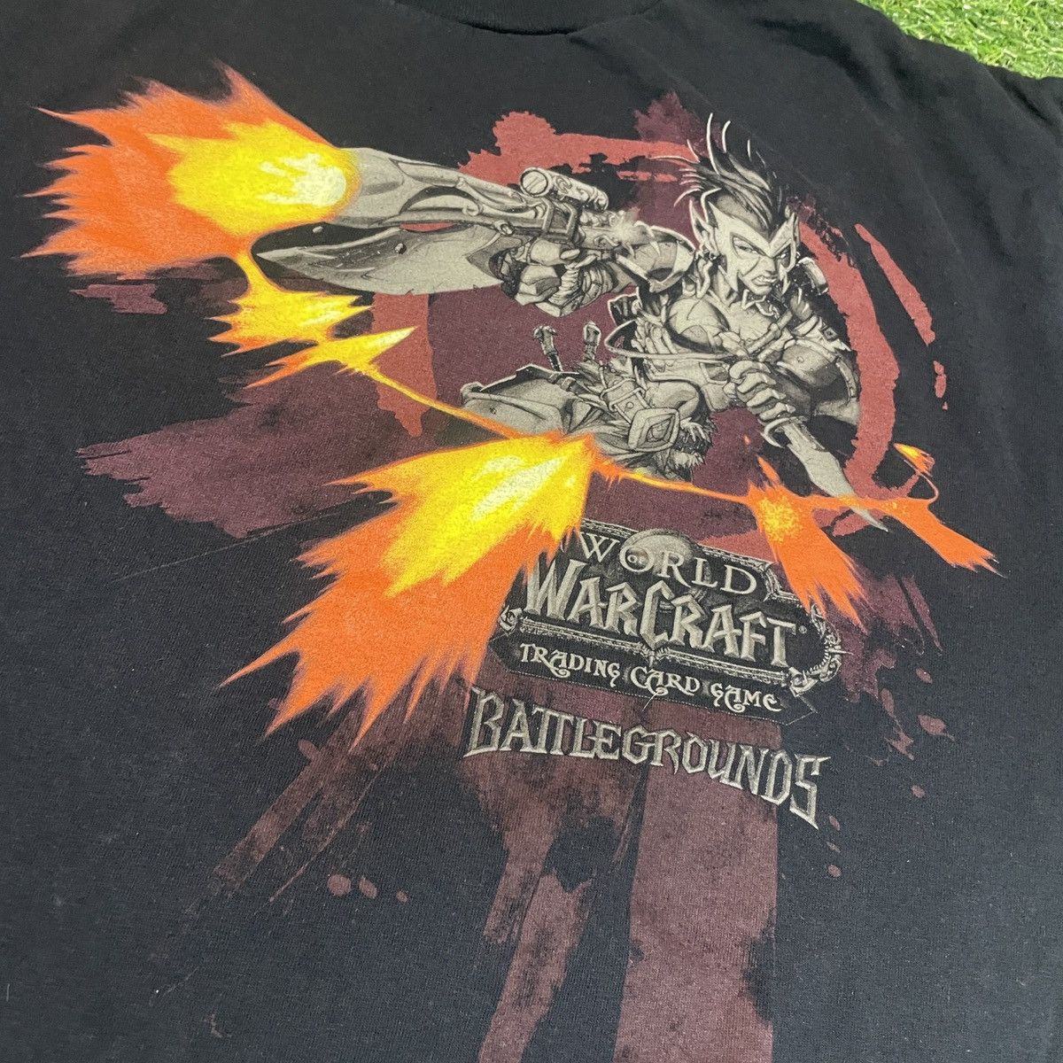 Vintage 2008 World Of Warcraft Card Game Promo Tee Size US L / EU 52-54 / 3 - 3 Thumbnail