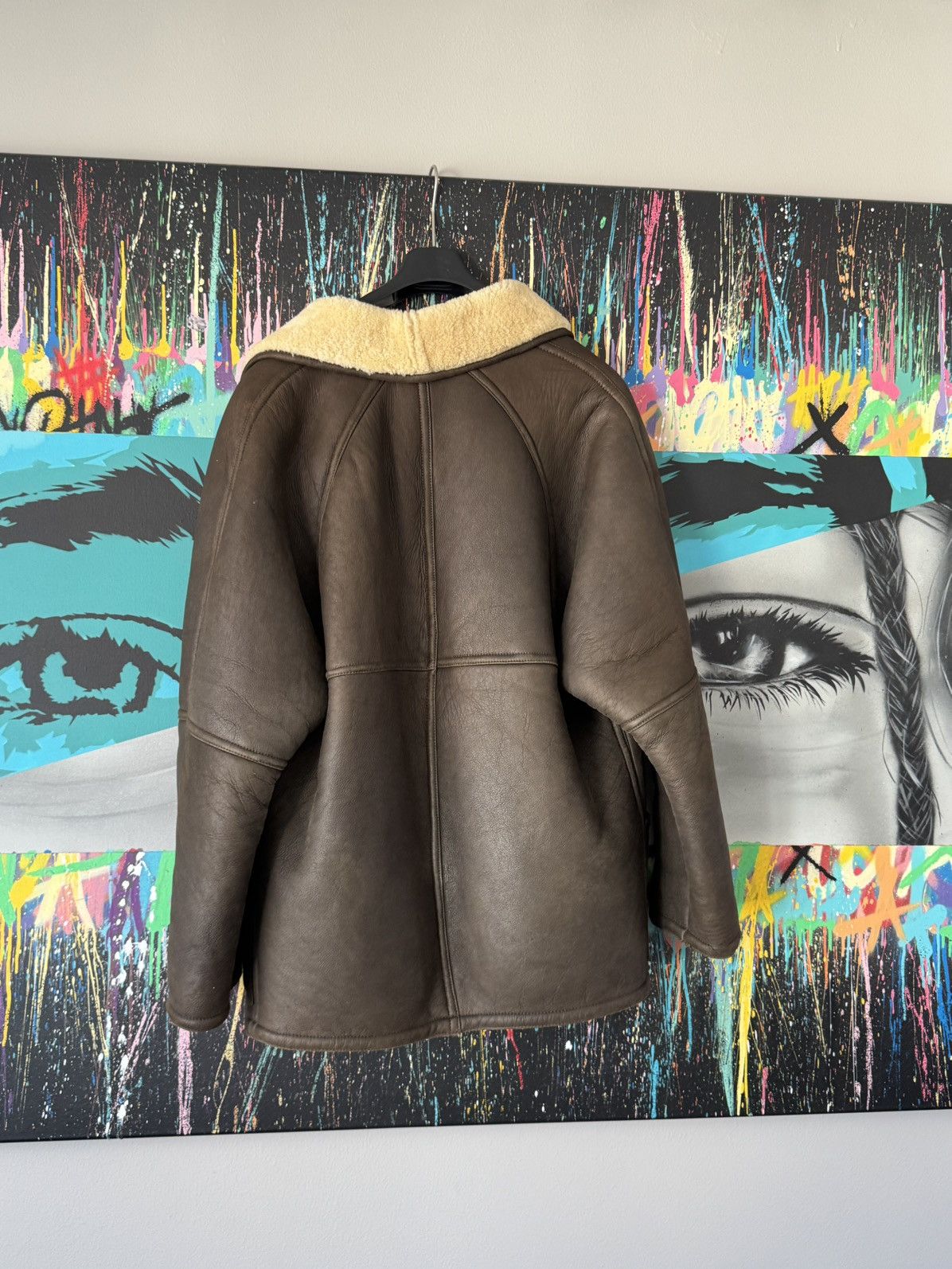 Vintage A.N.G.E.L.O Vintage Cult Shearling Jacket Size US XXL / EU 58 / 5 - 2 Thumbnail