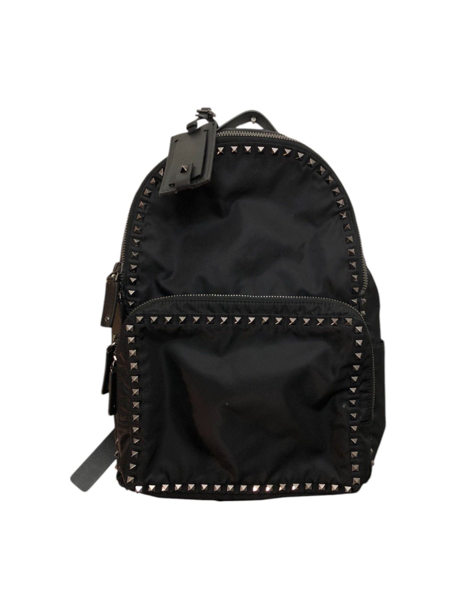 Valentino Valentino Garavani Studded Black Nylon Backpack Size ONE SIZE - 2 Thumbnail