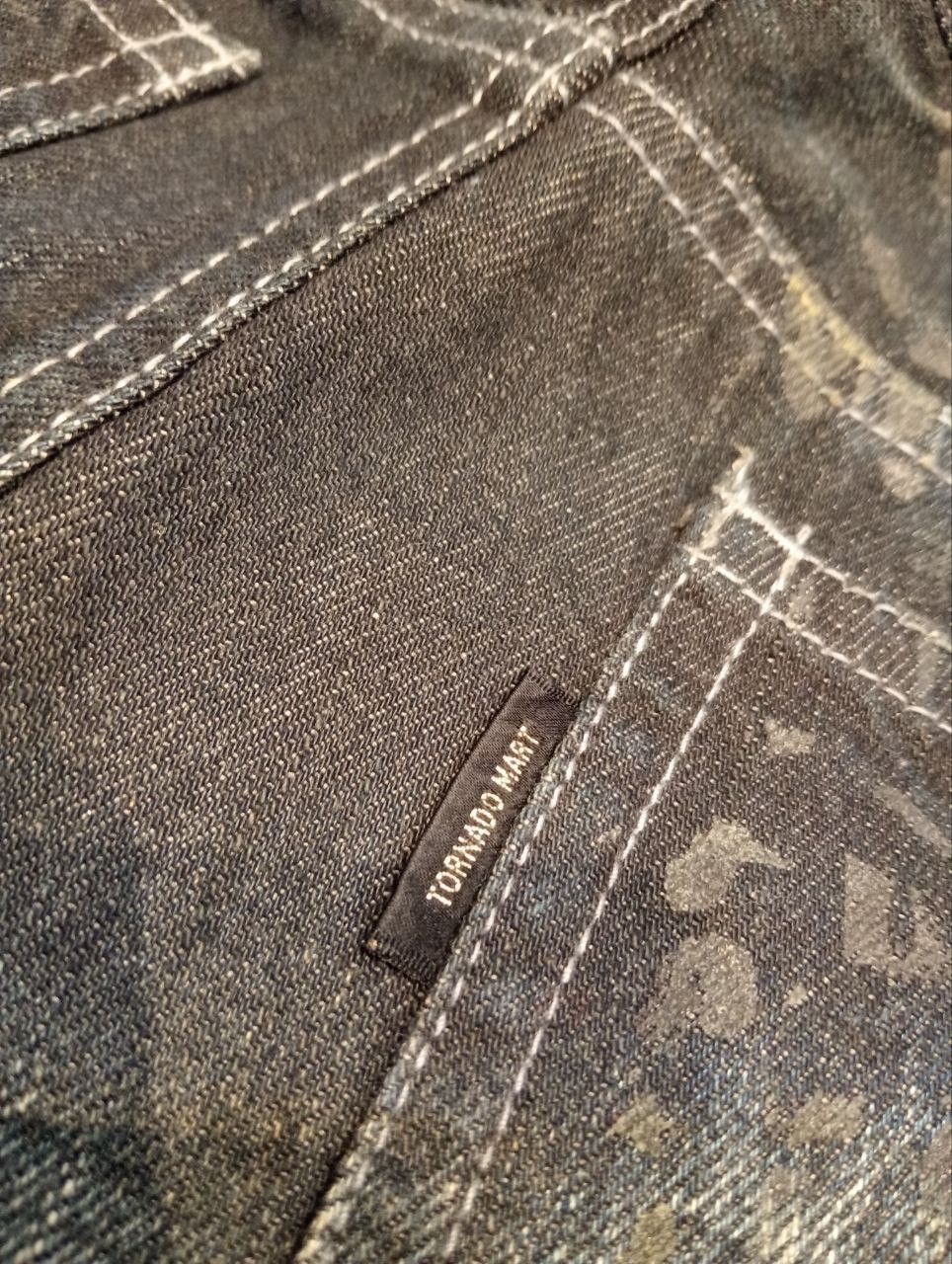 Tornado Mart TORNADO MART JAPAN BLUE WASHED FLARED PANTS Size US 31 - 11 Thumbnail