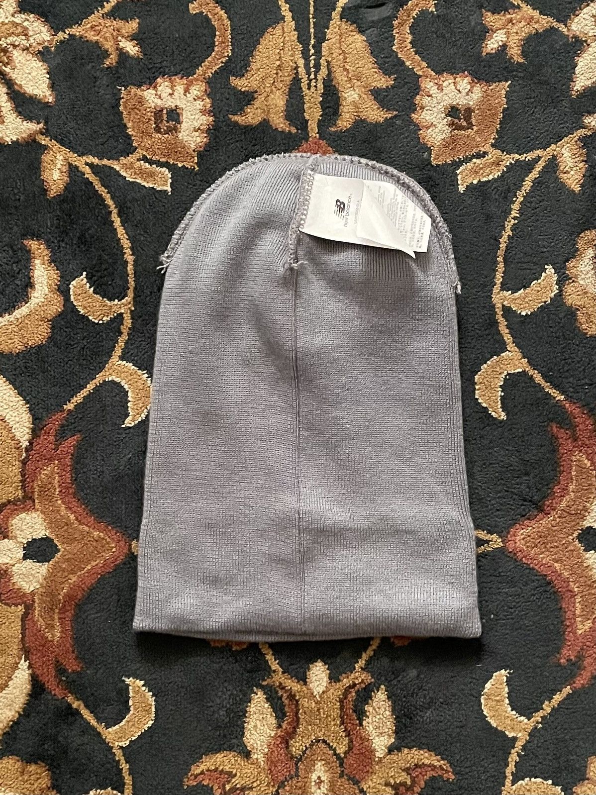 New Balance Vintage Y2K NWT New Balance Spellout Logo Grey Beanie Toque Size ONE SIZE - 7 Thumbnail