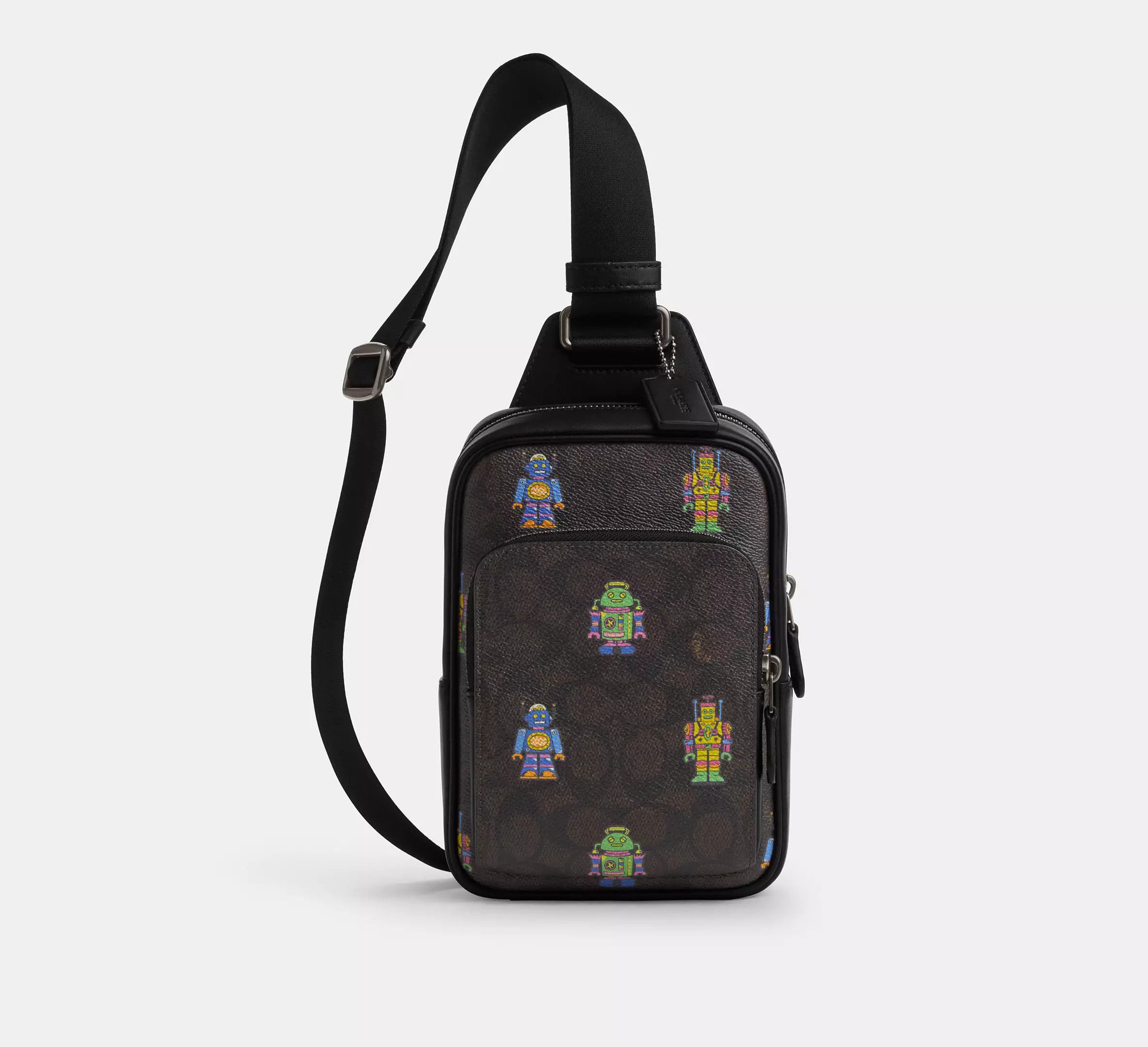 Coach Cosmic Coach Racer Sling Pack With Robot CW317 Size ONE SIZE - 7 Thumbnail