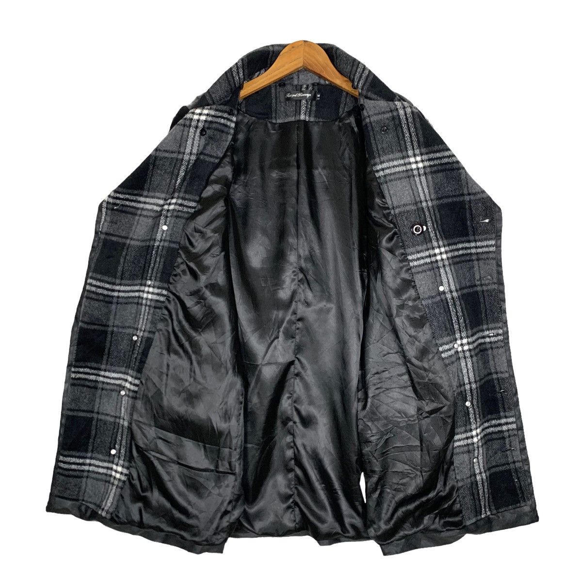 Japanese Brand Vintage Sexpot Revenge Punk Wool Double Breasted Trench Coat Size M / US 6-8 / IT 42-44 - 8 Thumbnail