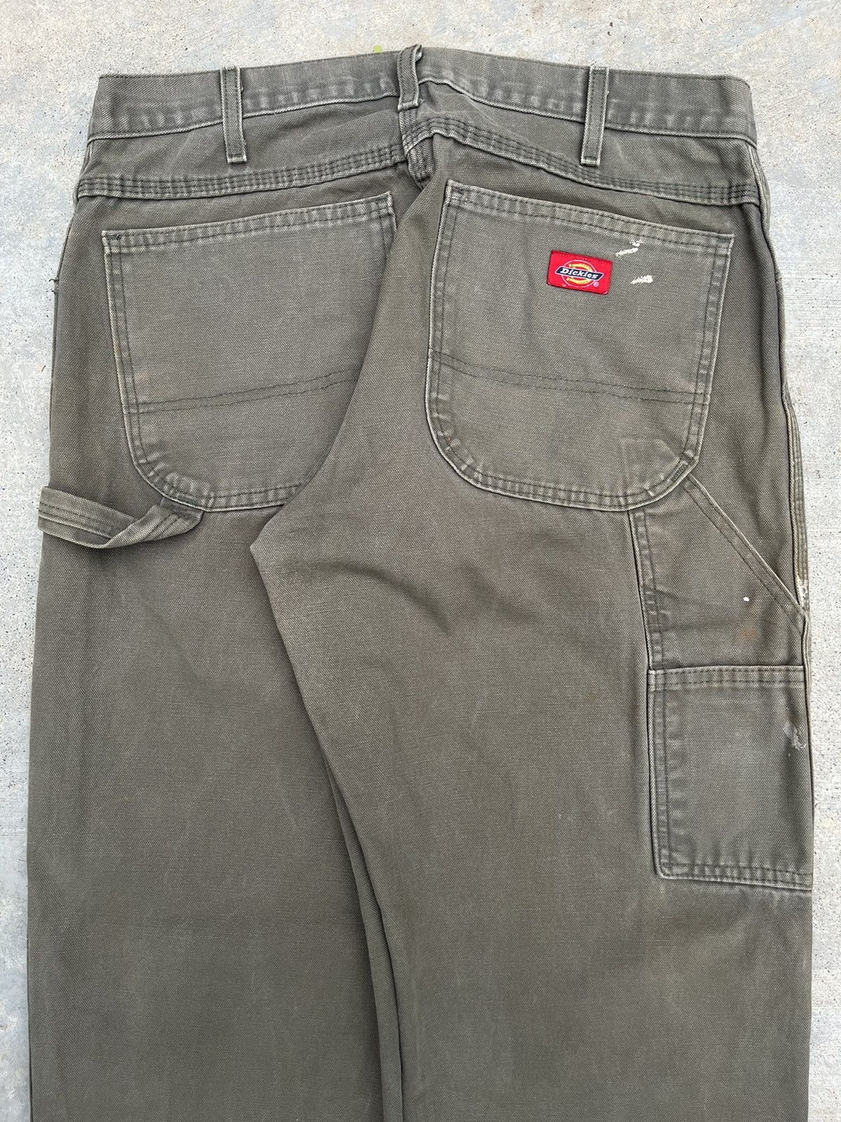 Dickies × Vintage FADED MOSS GREEN DICKIES CARPENTER CANVAS PANT Size US 32 / EU 48 - 3 Thumbnail