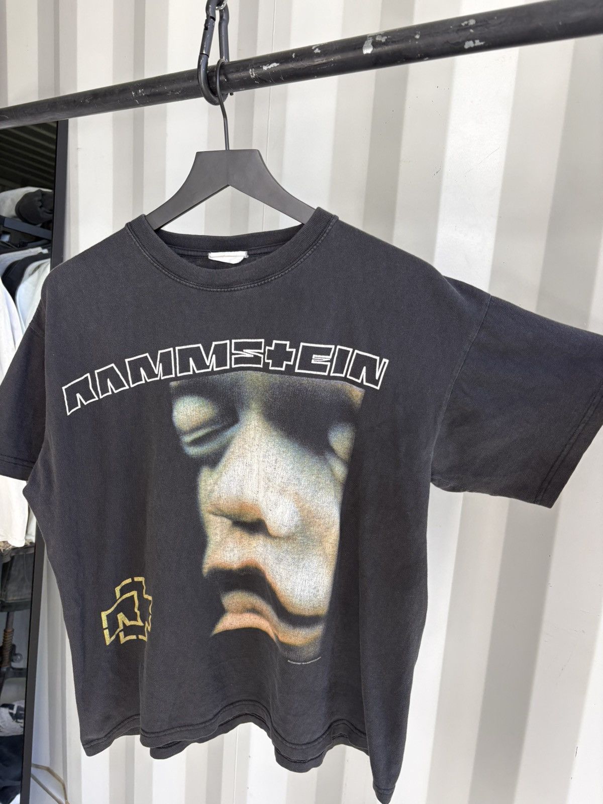 Band Tees Thrashed Rammstein Faded Distressed Shirt GRUNGE Band Size US L / EU 52-54 / 3 - 2 Thumbnail