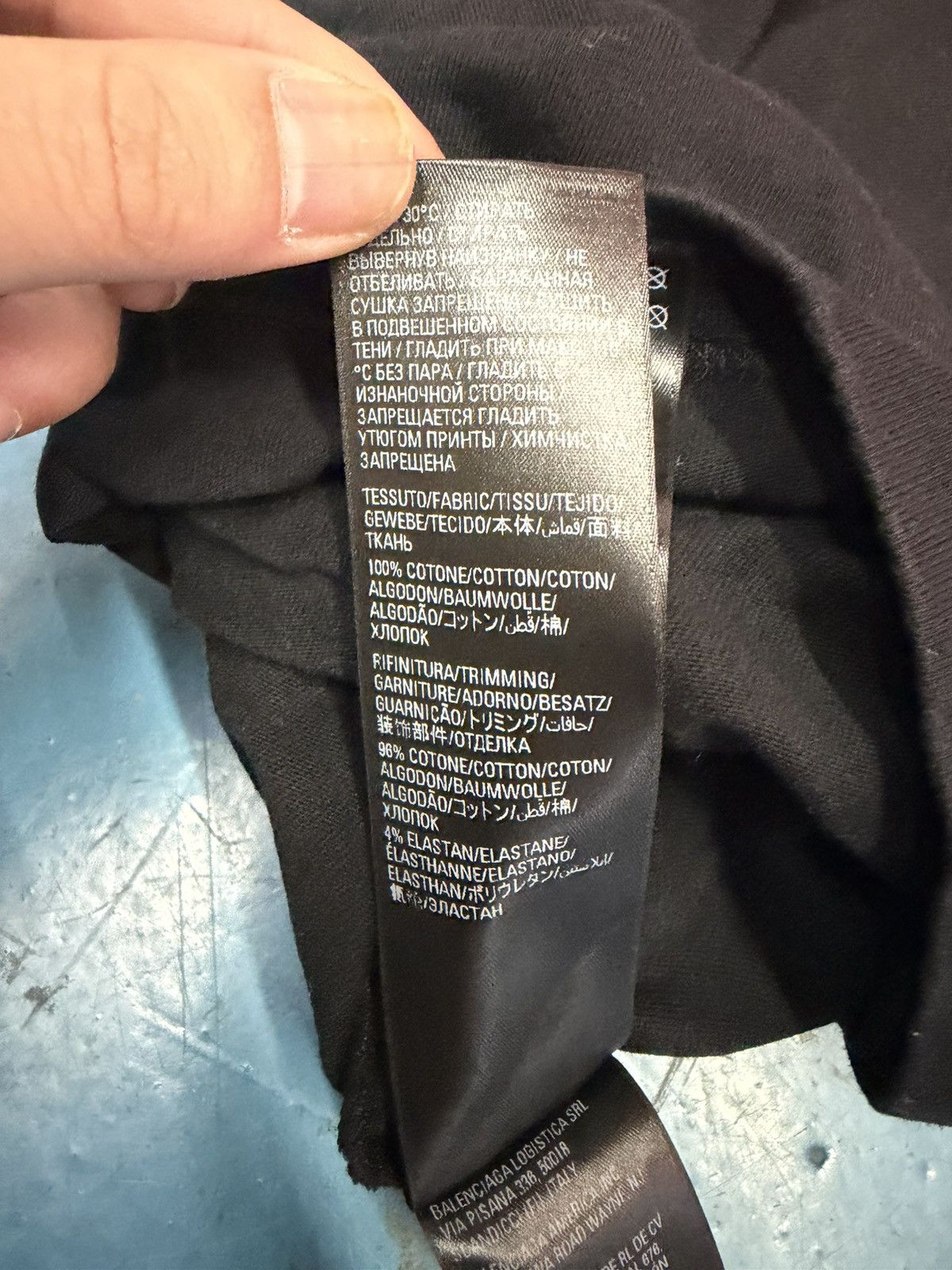 Adidas × Balenciaga BALENCIAGA X ADIDAS BLACK TEE Size US XXL / EU 58 / 5 - 8 Thumbnail